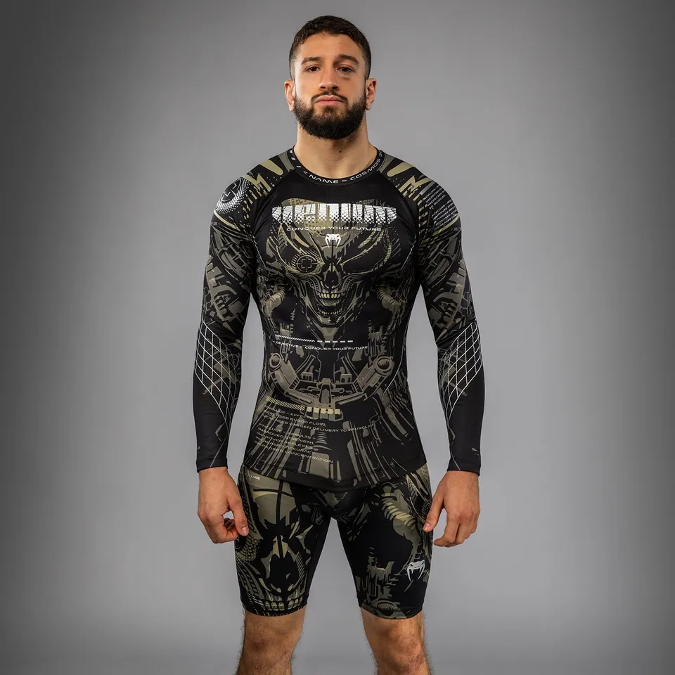 venum-invader-langarm-rashguard-schwarz-sand image 1