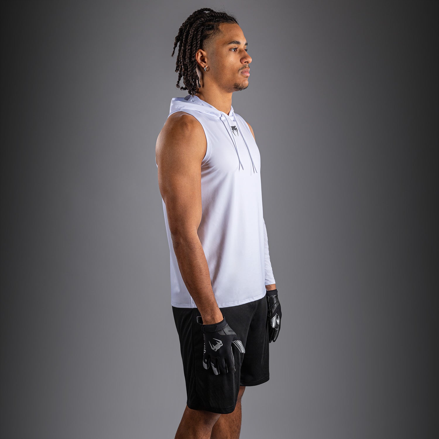 venum-elite-rmelloser-dry-tech-kapuzenpullover-wei image 2