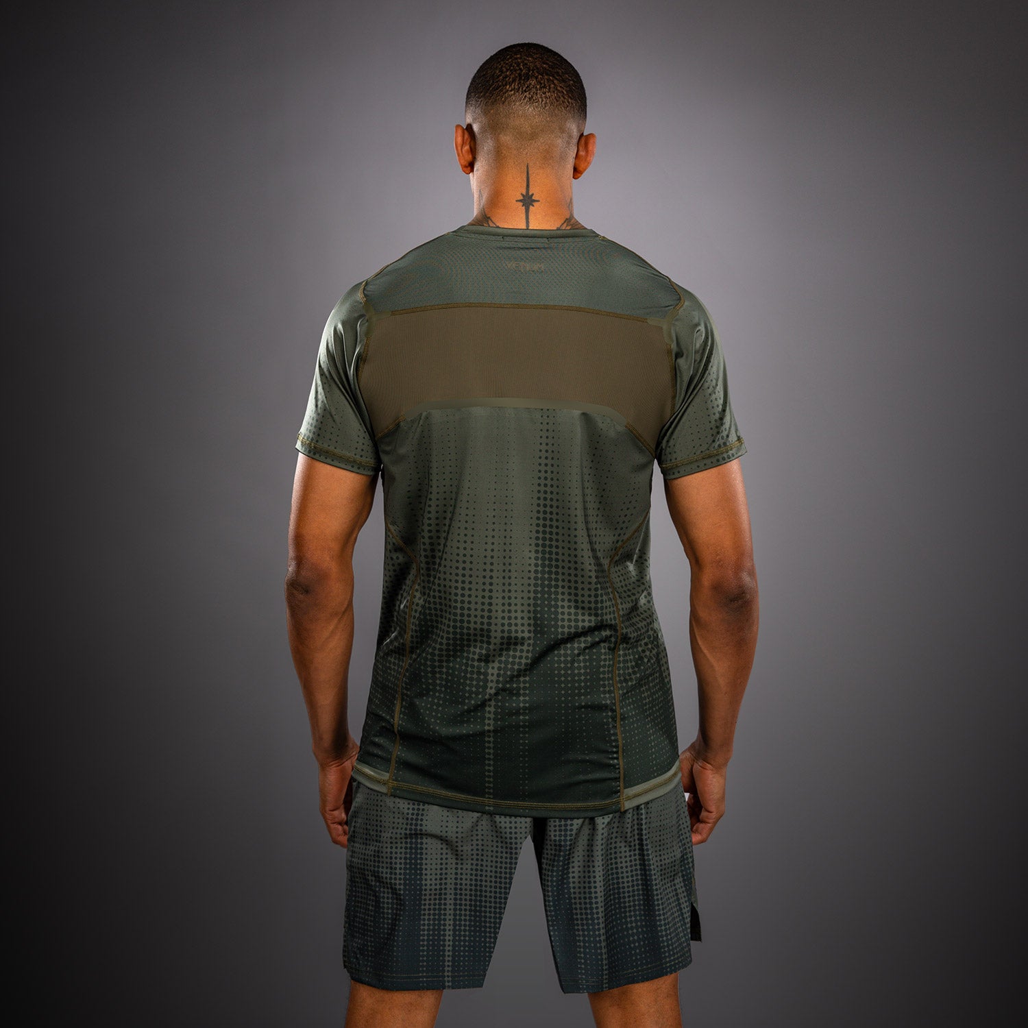 venum-stealth-dry-tech-t-shirt-herren-khaki-dunkelgr-n image 4