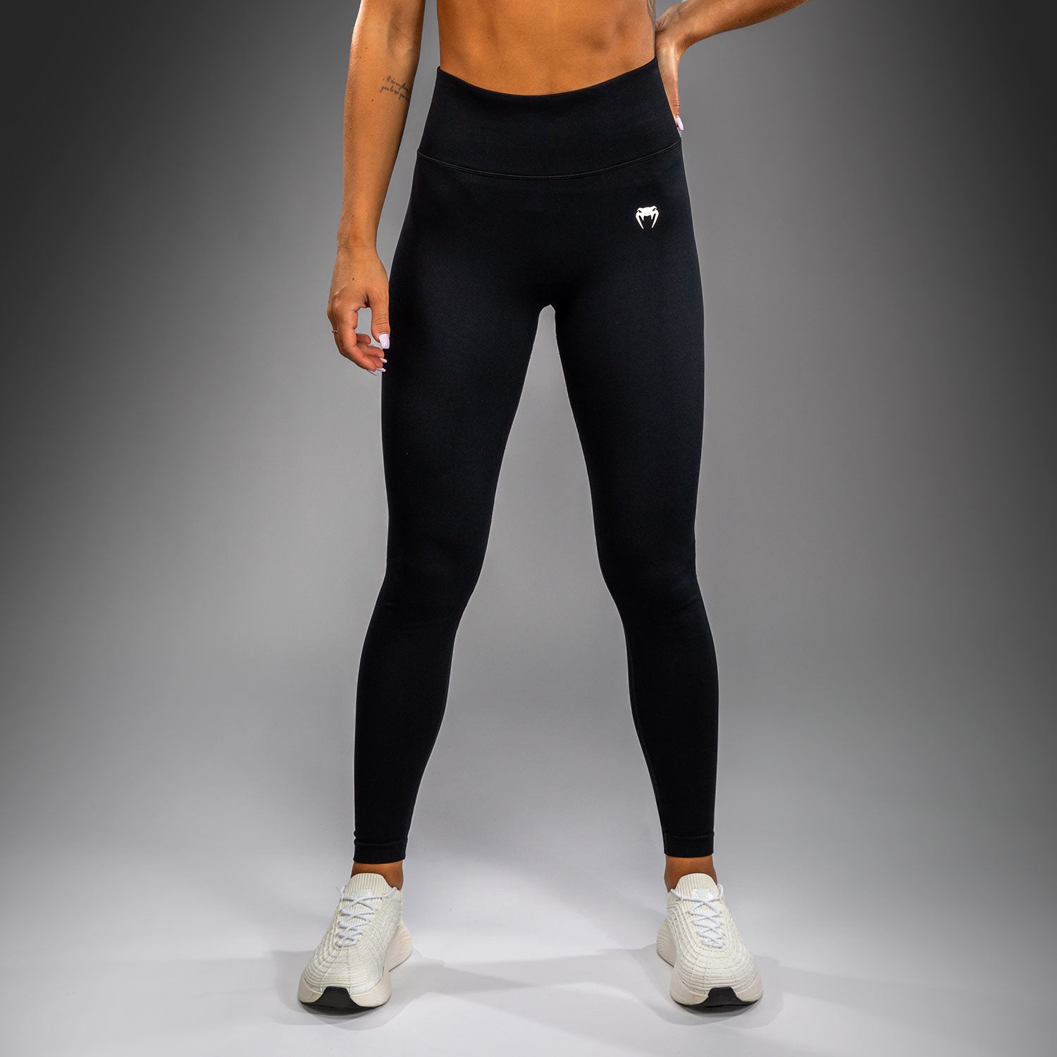 venum-sculpt-women-s-leggings-schwarz-wei-high-waist-seamless image 2