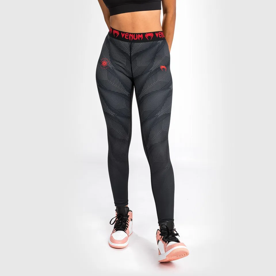 venum-phantom-leggings-damen-schwarz-rot image 1