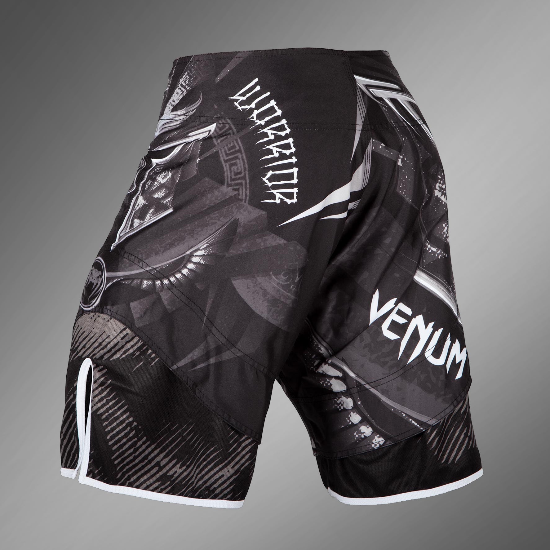 venum-gladiator-3-0-kampfshorts-mma-shorts-schwarz-wei image 3