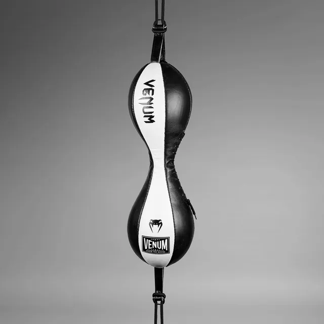 venum-hurricane-boxsack-mit-doppelaufh-ngung-schwarz-wei image 1