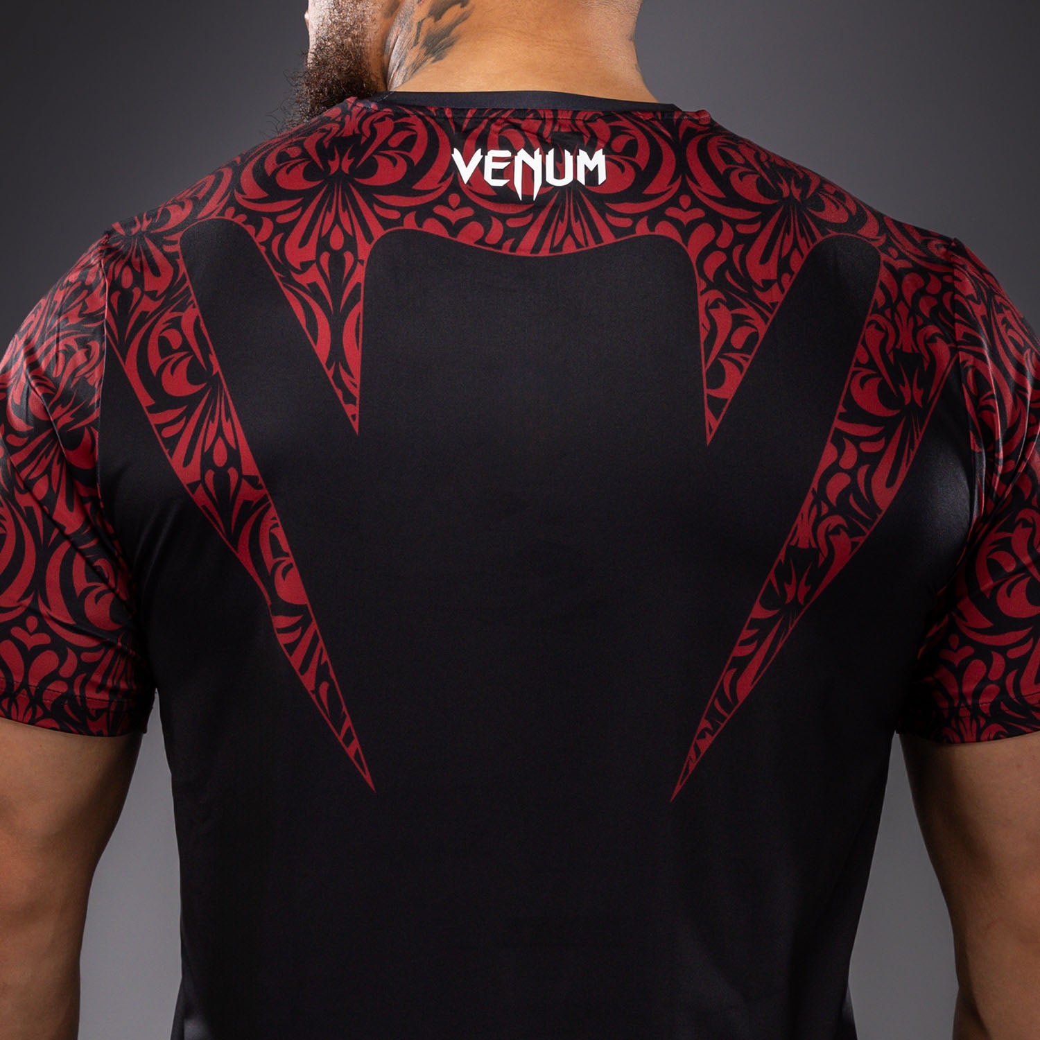 venum-bulgarian-top-team-btt-dry-tech-t-shirt-schwarz-rot image 8