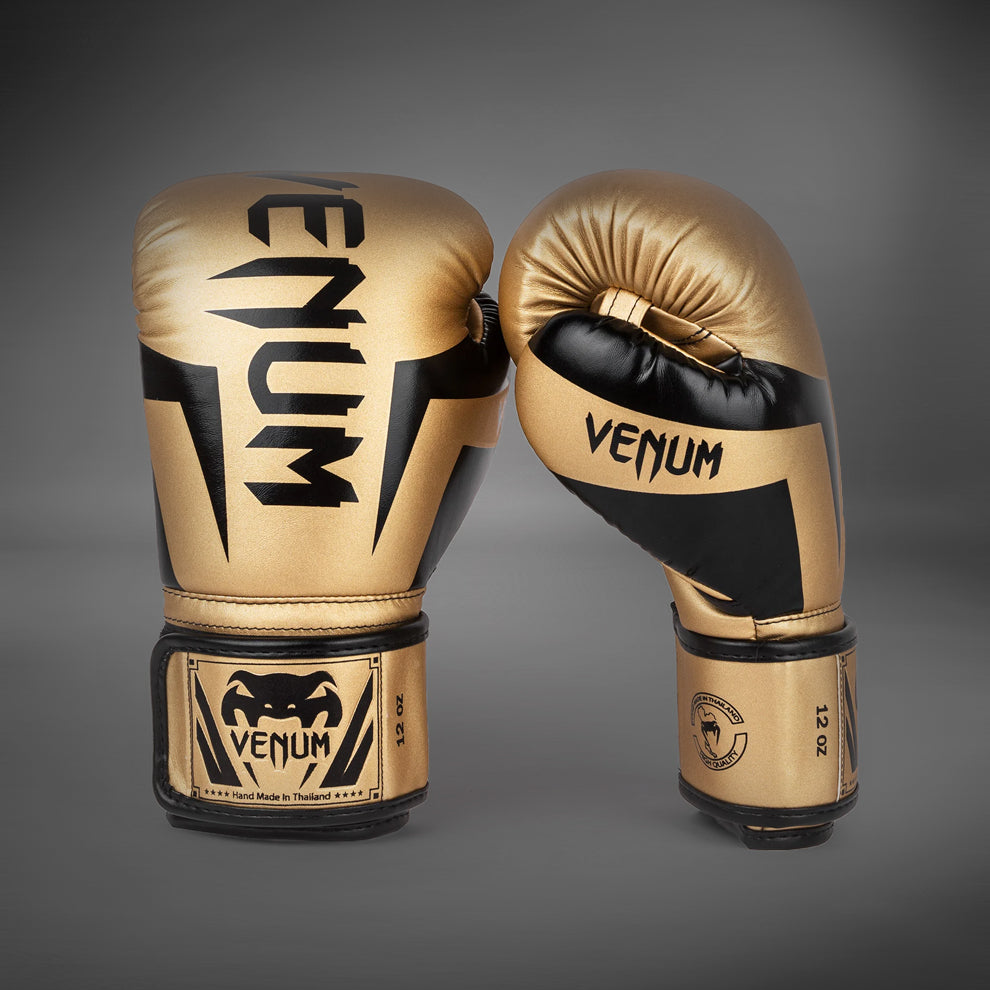 venum-elite-boxhandschuhe-gold-schwarz image 2