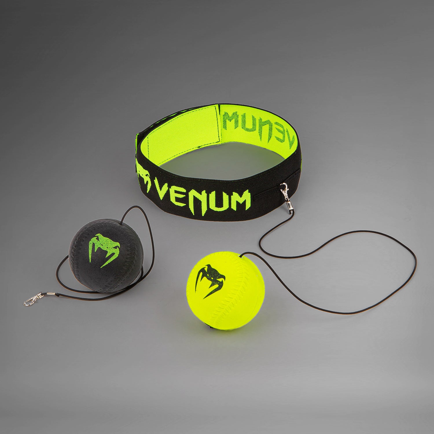 venum-reflexball-koordinationstrainer-gelb-schwarz image 1
