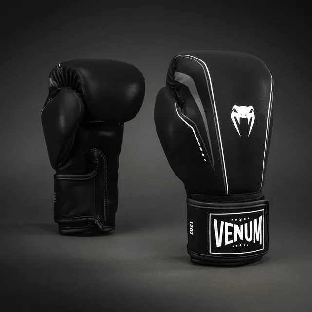 venum-streamline-boxhandschuhe-schwarz-wei image 1