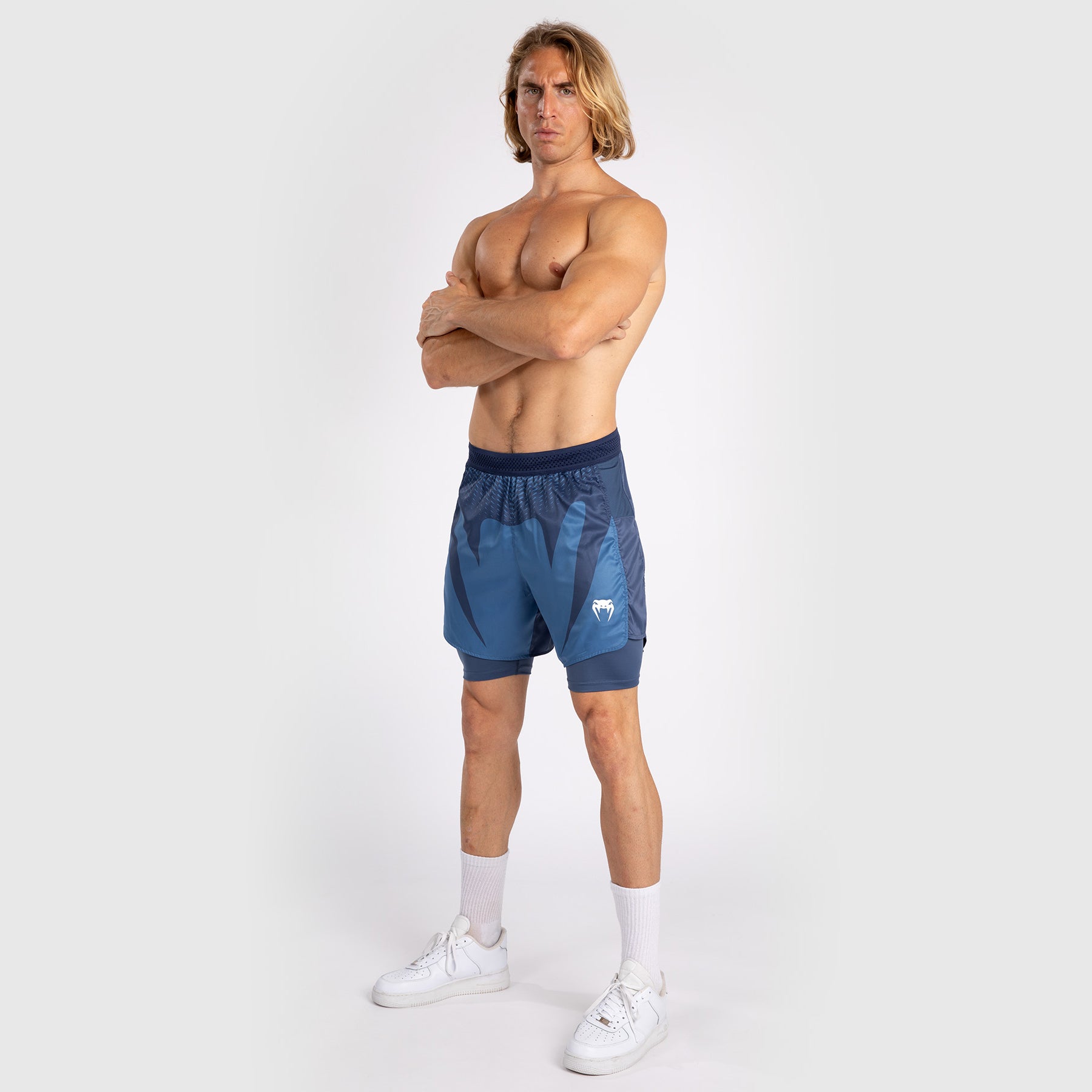 venum-attack-herren-fightshorts-marineblau image 1
