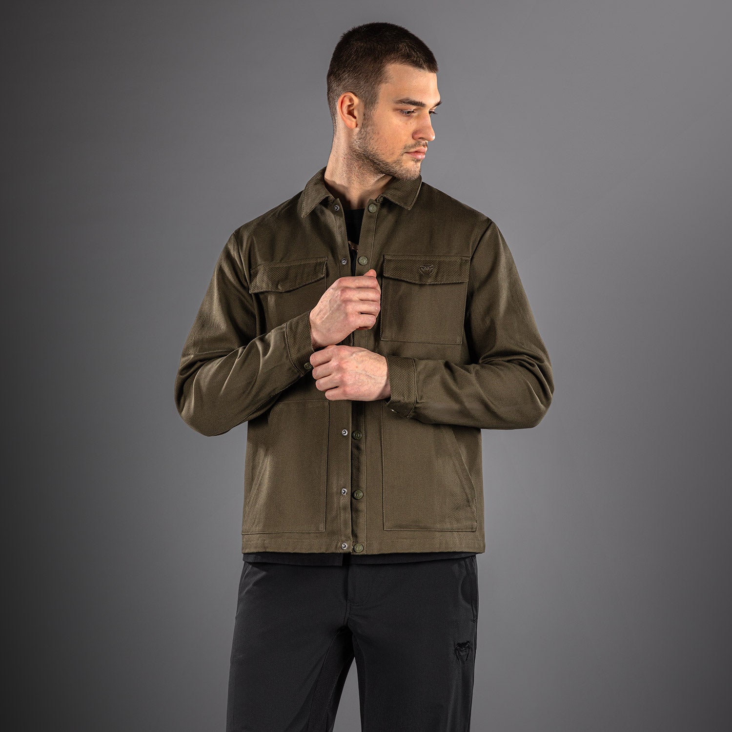 venum-heritage-jacke-herren-khaki image 2