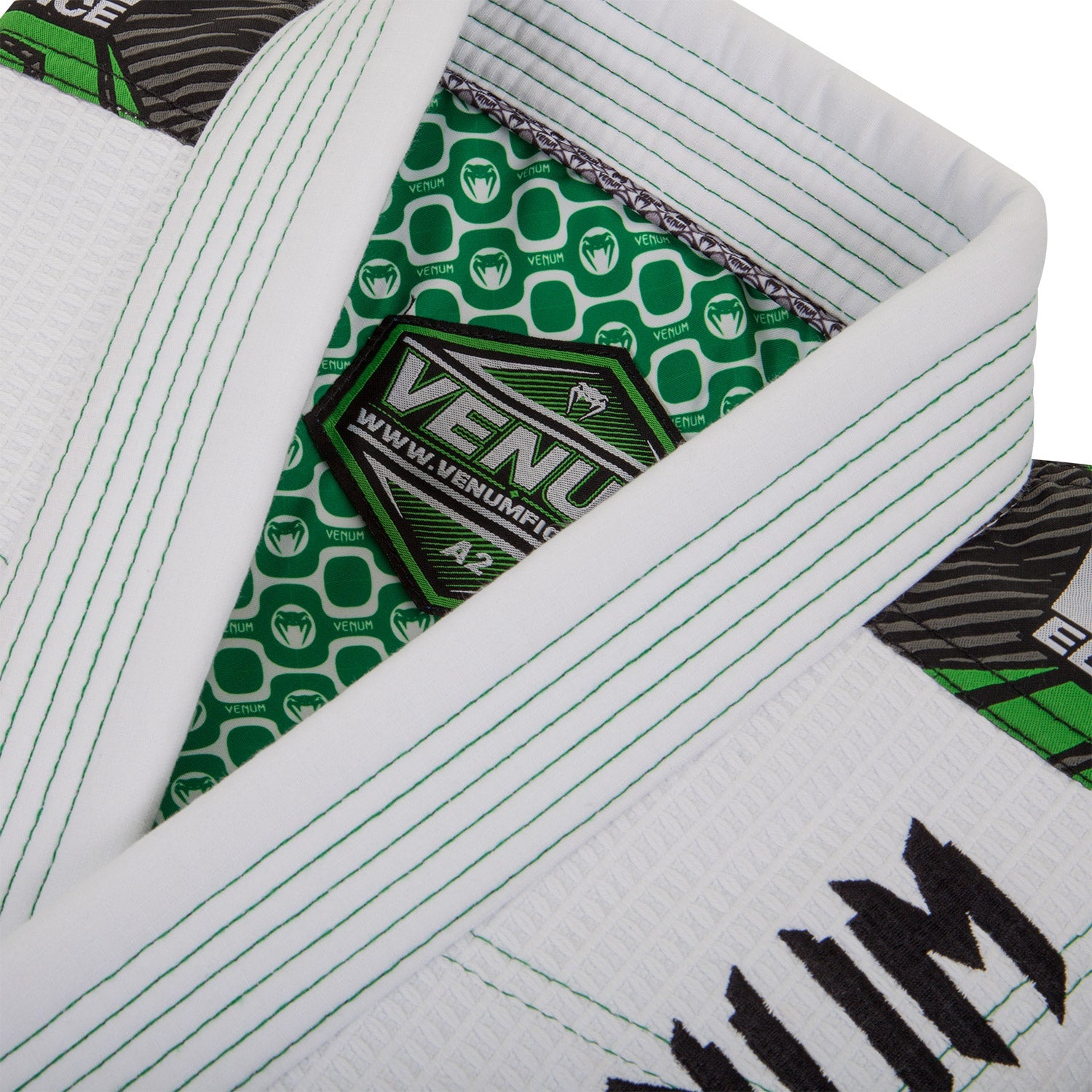 venum-elite-bjj-kampfanzug-gi-wei-schwarz image 4