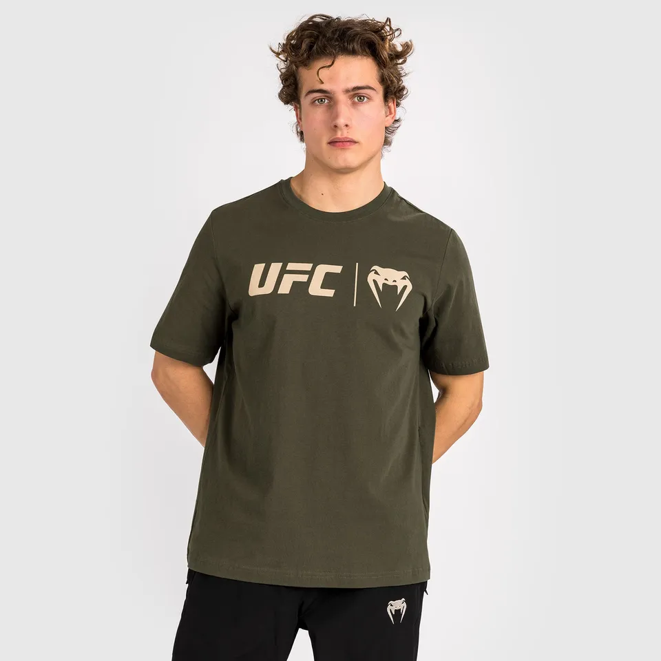 ufc-venum-classic-t-shirt-khaki-bronze-herren image 1