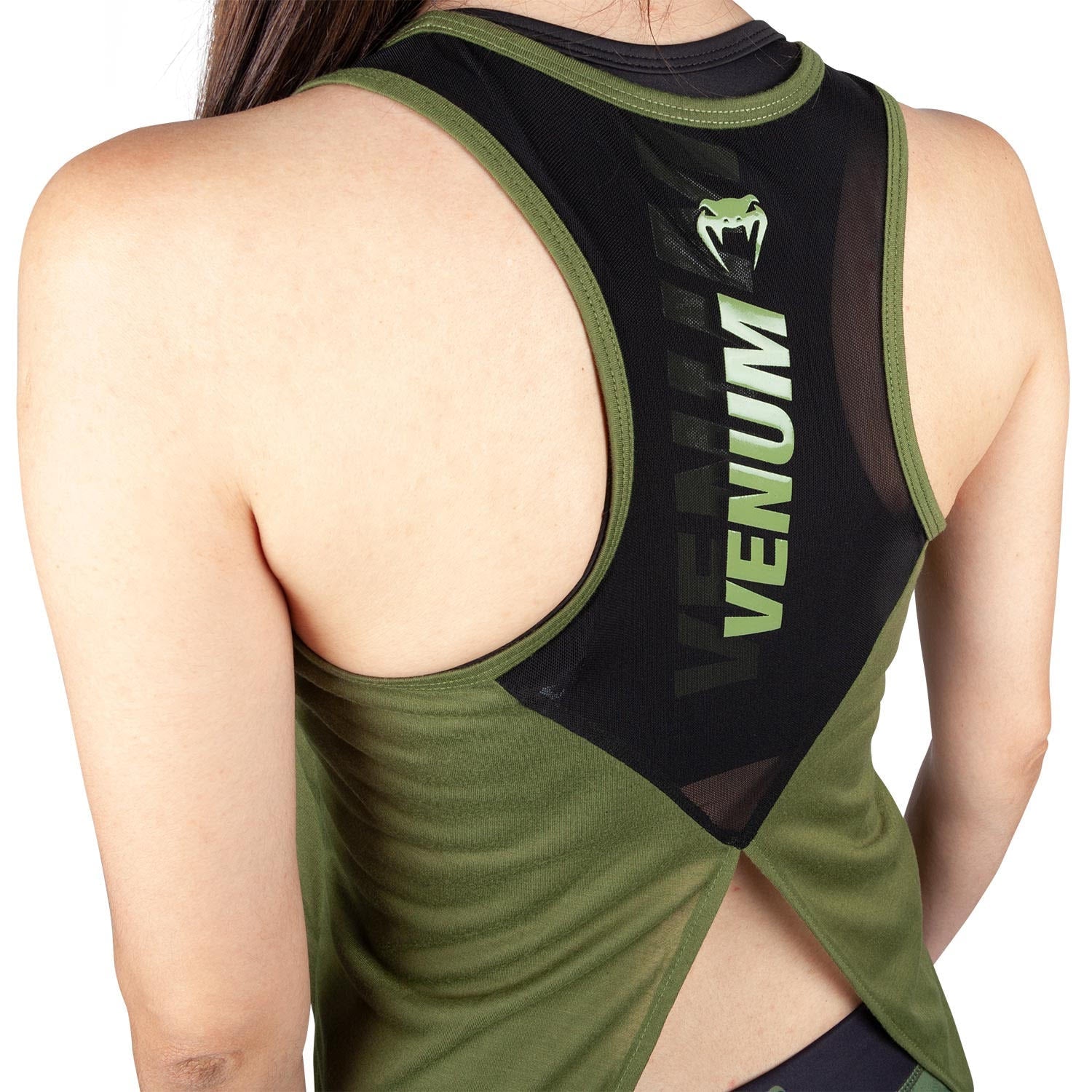 venum-power-2-0-rmelloses-shirt-damen-khaki-schwarz image 5