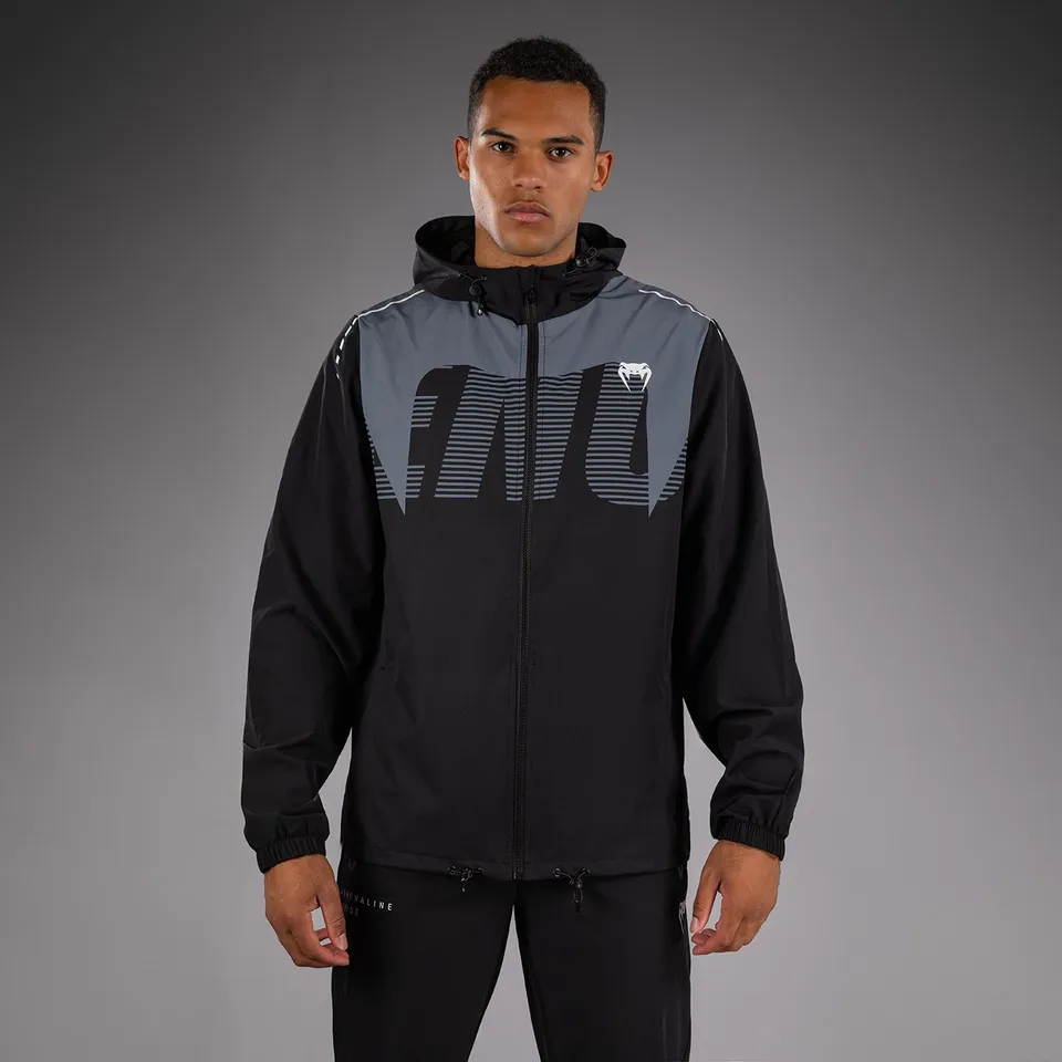 venum-adrenaline-trainingsjacke-schwarz-silbergrau image 1