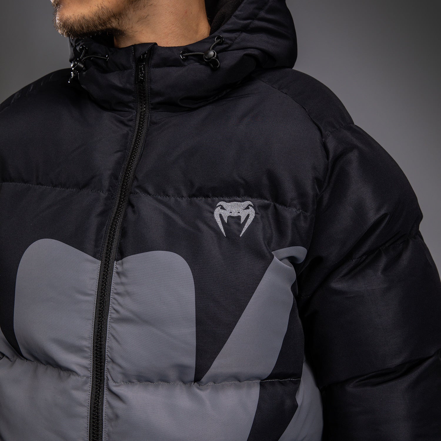 venum-attack-daunenjacke-herren-storm-grau image 7