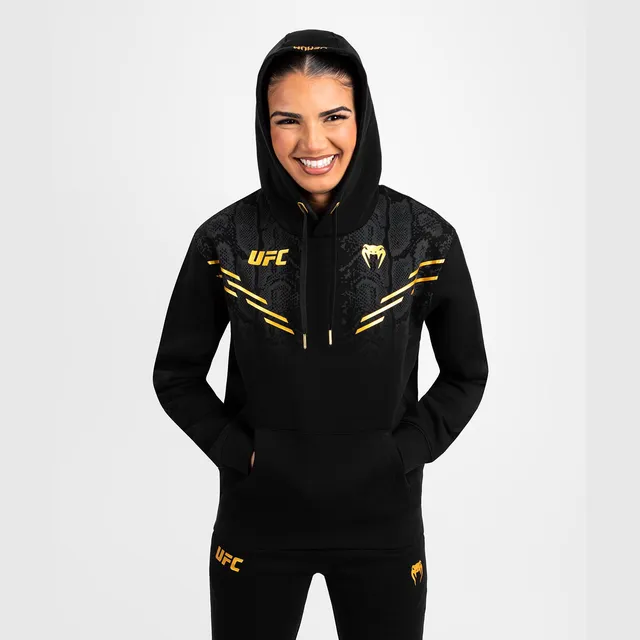 venum-ufc-adrenaline-by-venum-replica-damen-pullover-hoodie-champion-schwarz-gol image 1