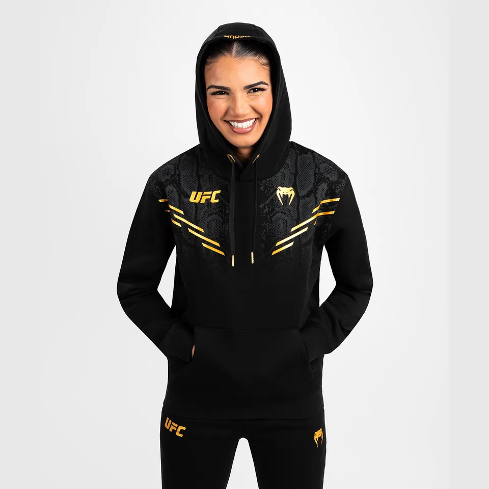 venum-ufc-adrenaline-by-venum-replica-damen-pullover-hoodie-champion-schwarz-gol image 1