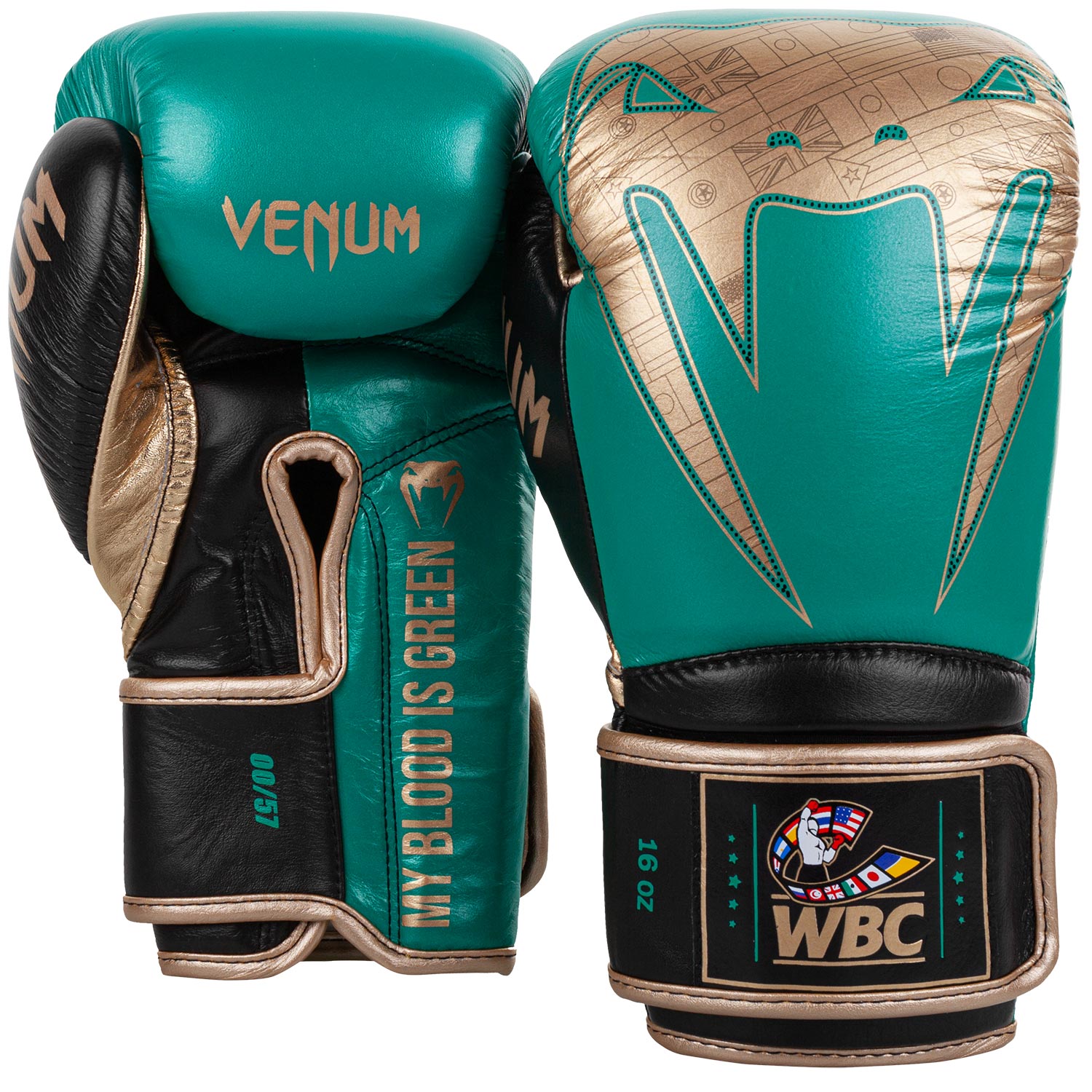 venum-giant-2-0-professionelle-boxhandschuhe-wbc-limitierte-auflage-klett-metall image 3