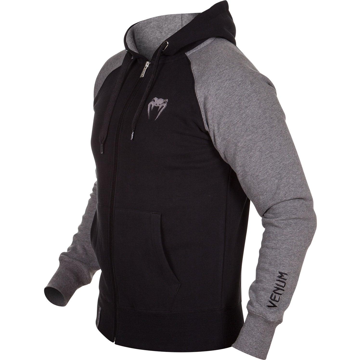 venum-contender-kapuzenpullover-gris-schwarz-herren-hoodie image 2