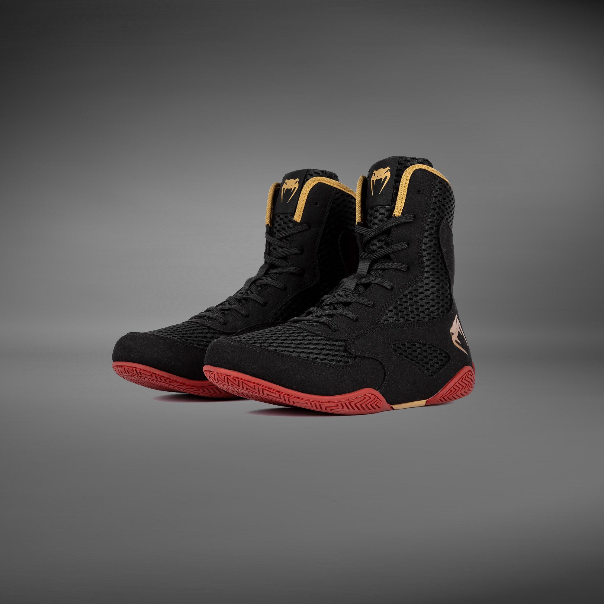 venum-contender-boxschuhe-schwarz-gold-rot image 1