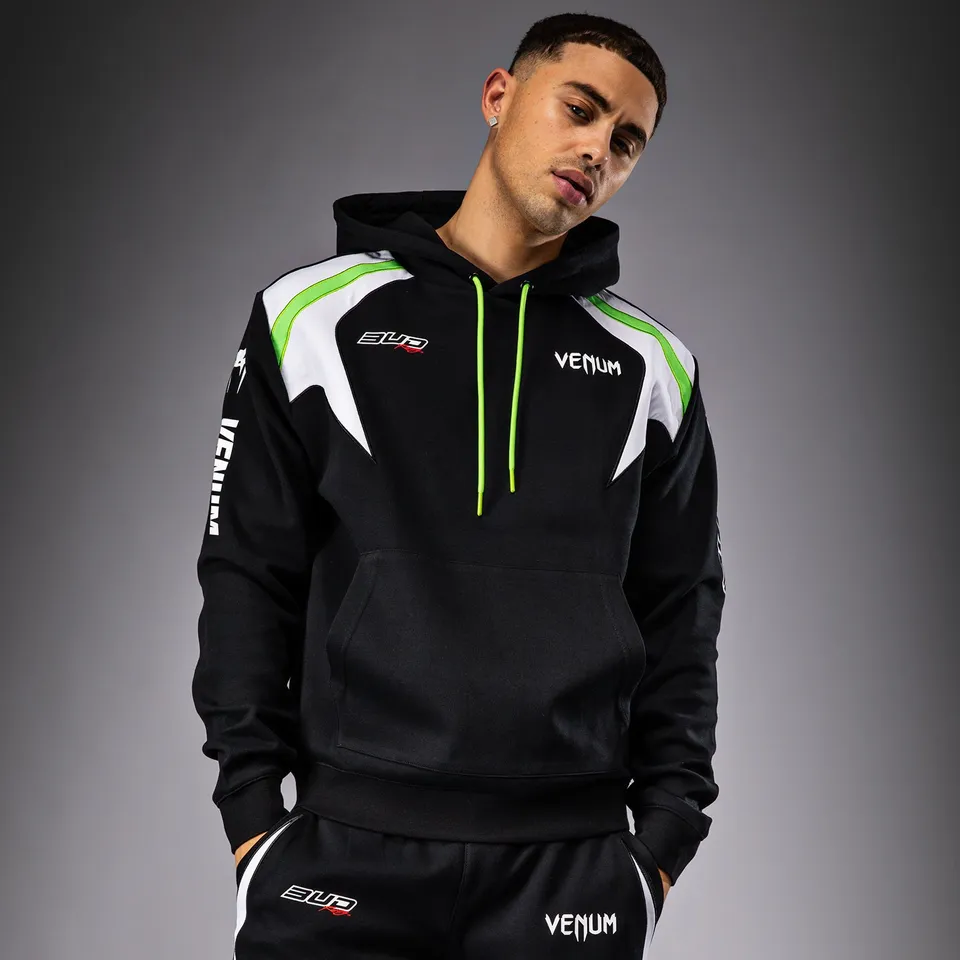 venum-x-bud-racing-hoodie-herren-schwarz-wei-limettengr-n image 1