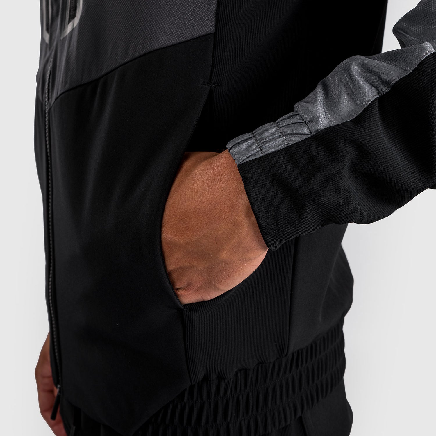 venum-laser-3-0-trainingsjacke-herren-schwarz-grau image 8
