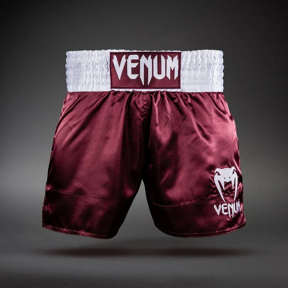 venum-classic-muay-thai-shorts-unisex-burgunder image 1