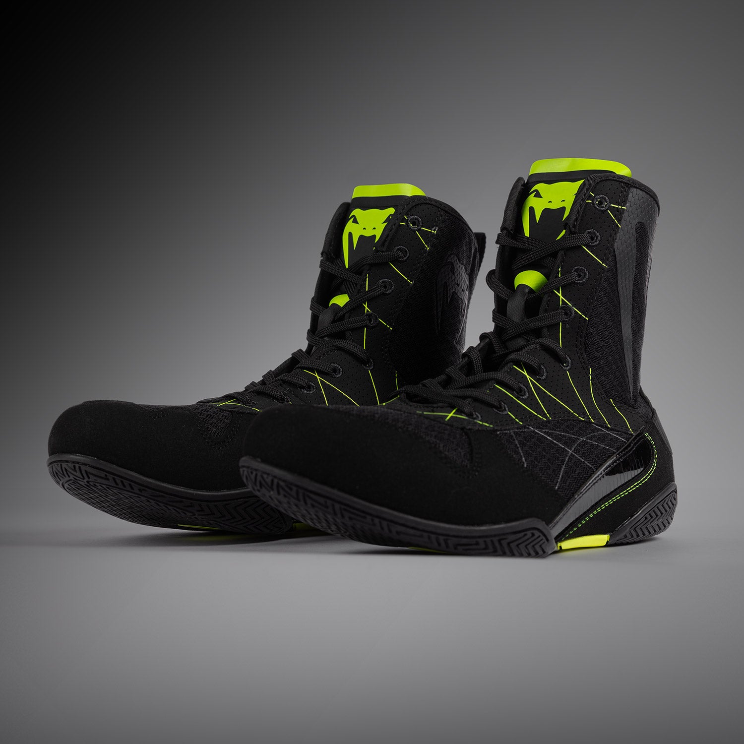 venum-training-camp-4-0-elite-boxing-schuhe-schwarz-neon-gr-n image 1