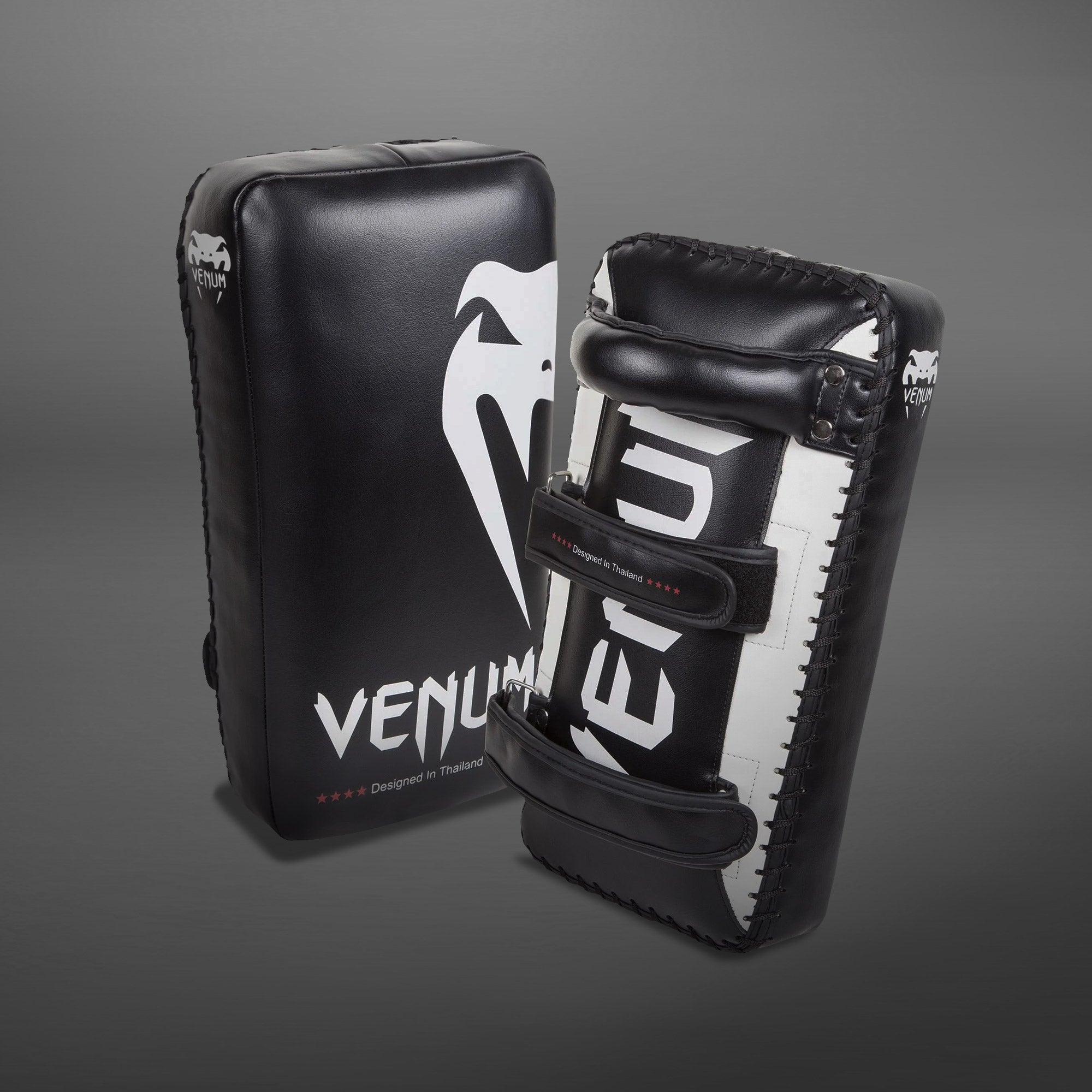 venum-giant-kick-pads-paar-schwarz-ice image 4
