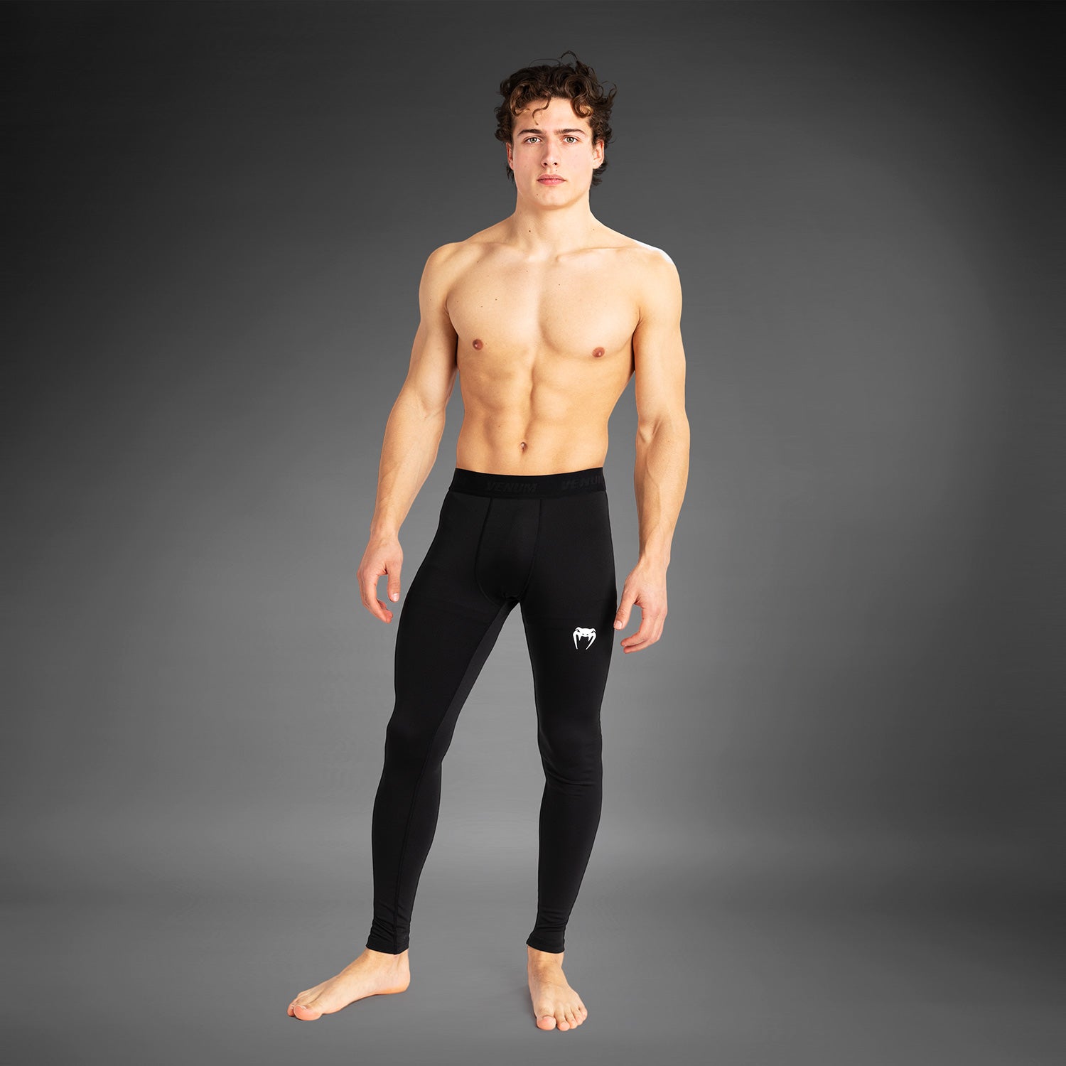 venum-contender-spats-herren-kompressionshose-schwarz-wei image 3