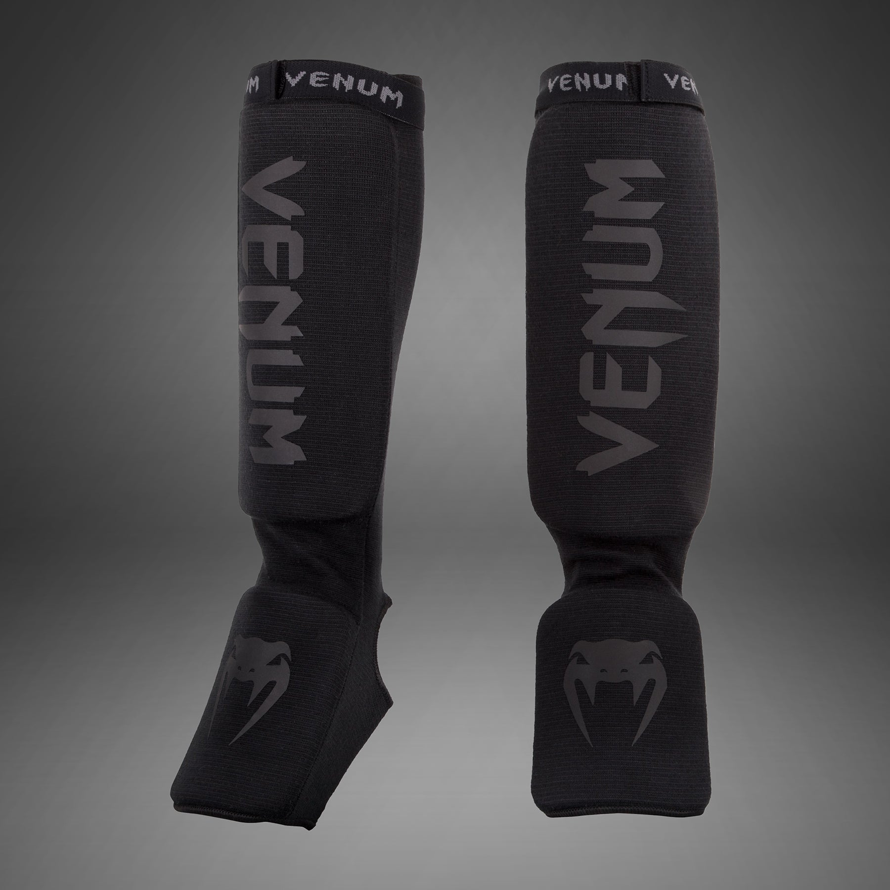 venum-kontact-schienbeinschoner-schwarz-schwarz-muay-thai-kickboxen-mma image 2
