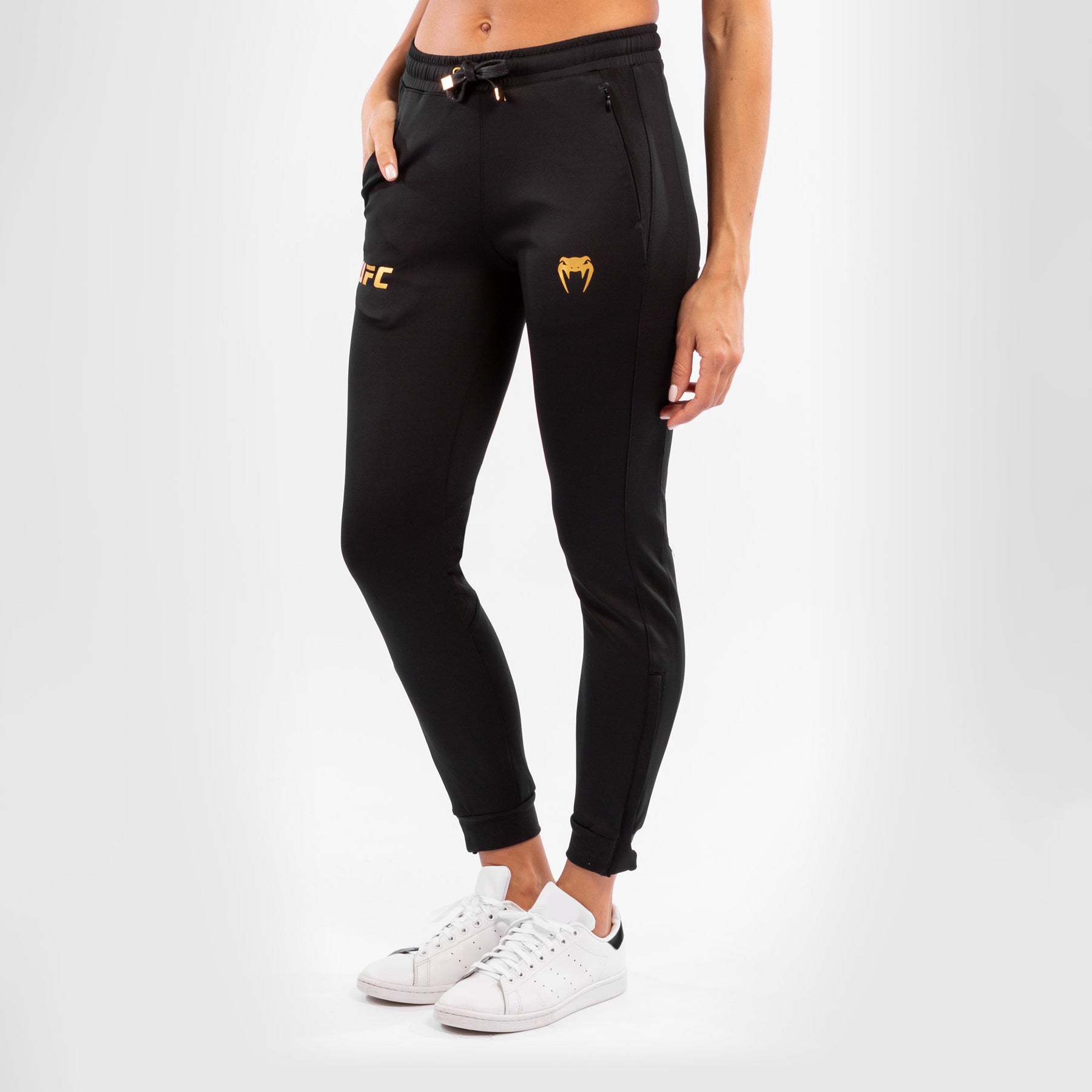 ufc-venum-authentic-fight-night-damen-walkout-pant-champion-schwarz-gold image 4
