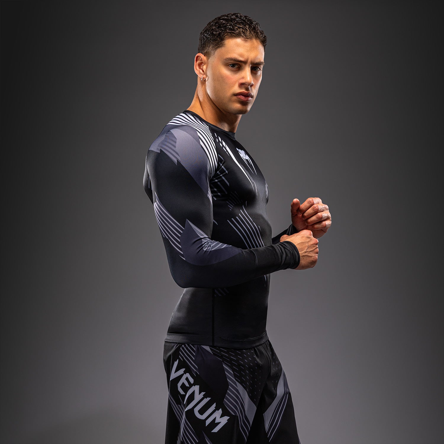 venum-no-gi-6-0-langarm-rashguard-herren-schwarz-wei image 2