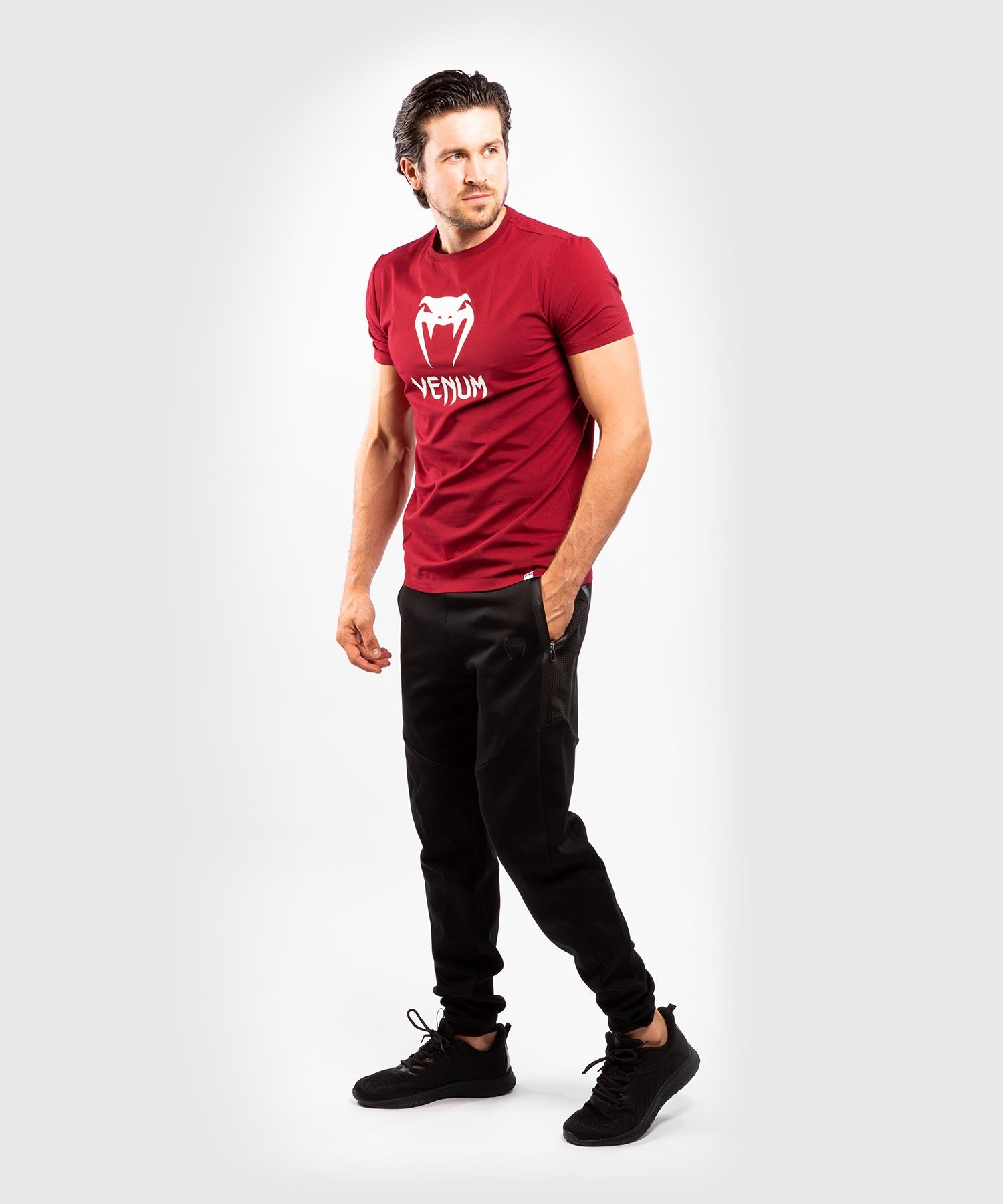 venum-classic-t-shirt-burgunderrot image 5