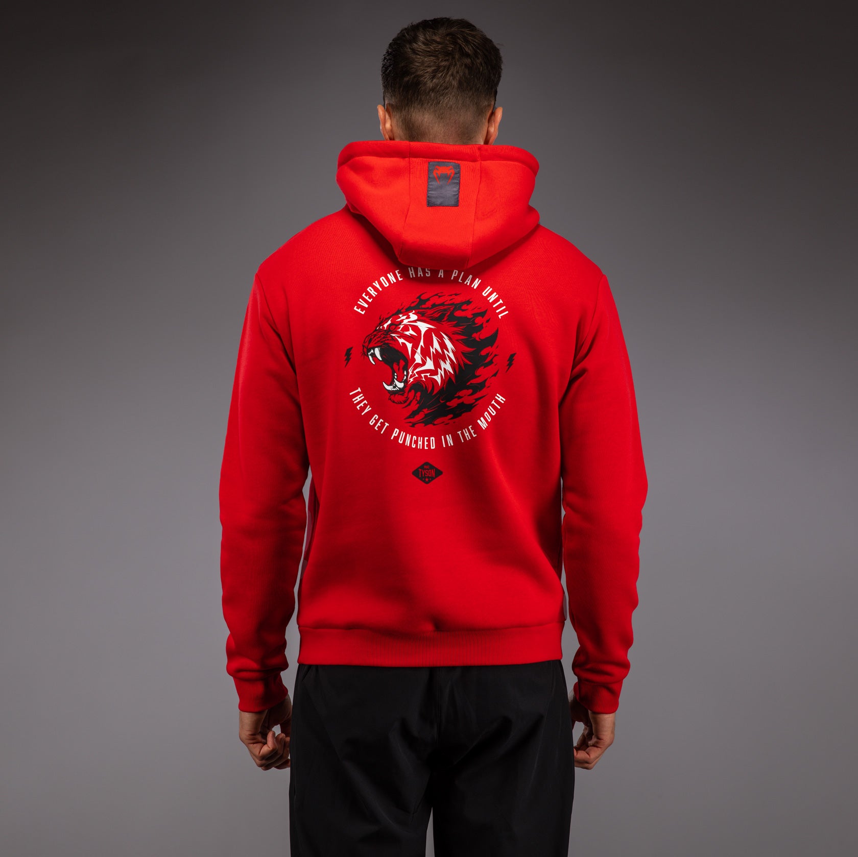 venum-x-mike-tyson-tiger-hoodie-intensivrot-tiefschwarz image 1