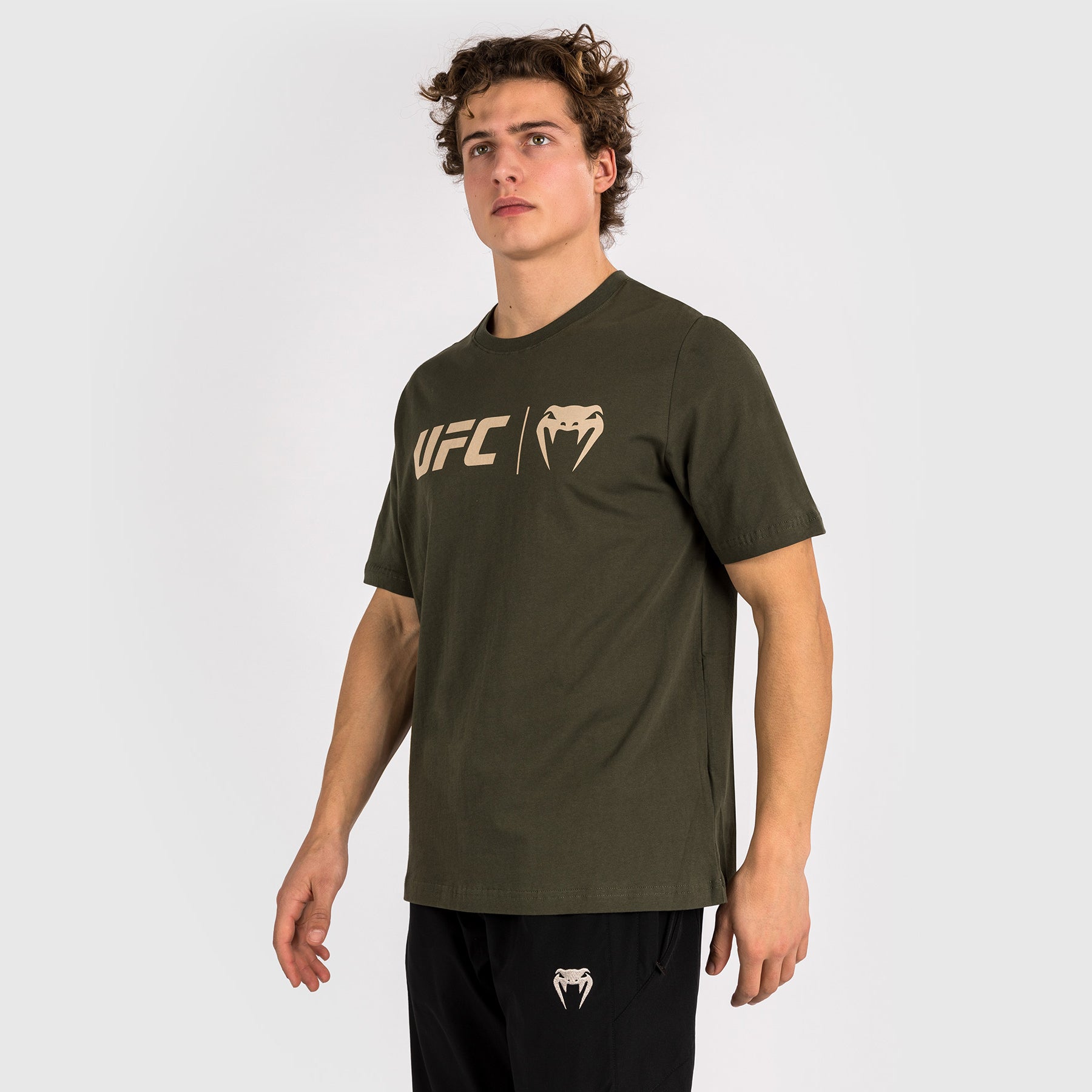 ufc-venum-classic-t-shirt-khaki-bronze-herren image 3