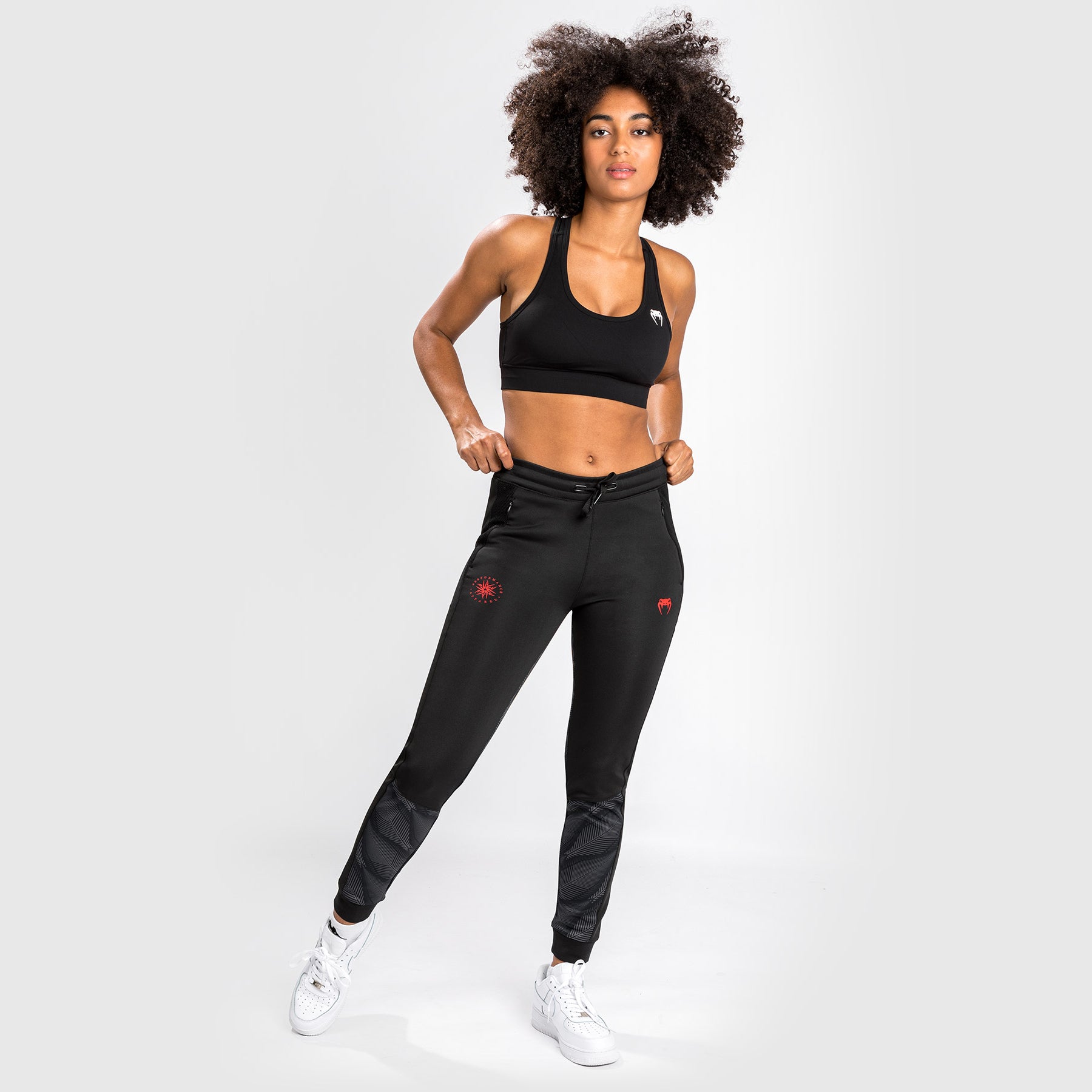 venum-phantom-jogginghose-damen-joggers-schwarz-rot image 5