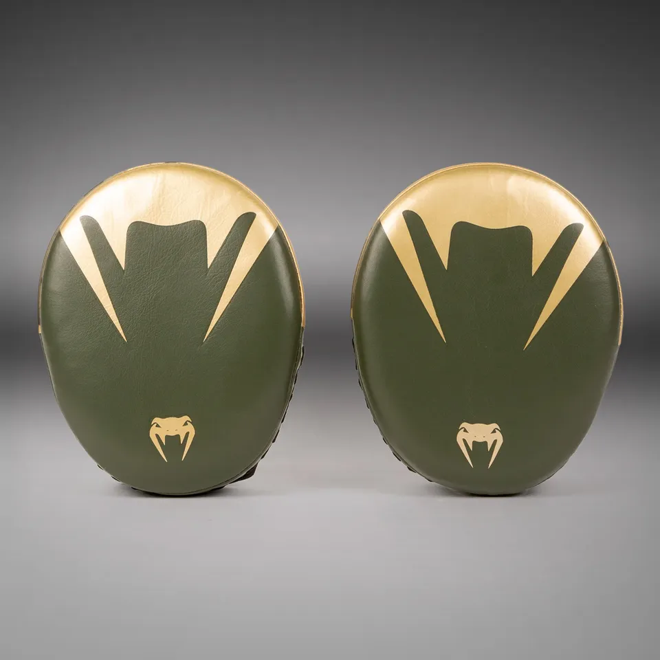 venum-pro-boxing-large-punch-mitts-paar-khaki-gold image 1