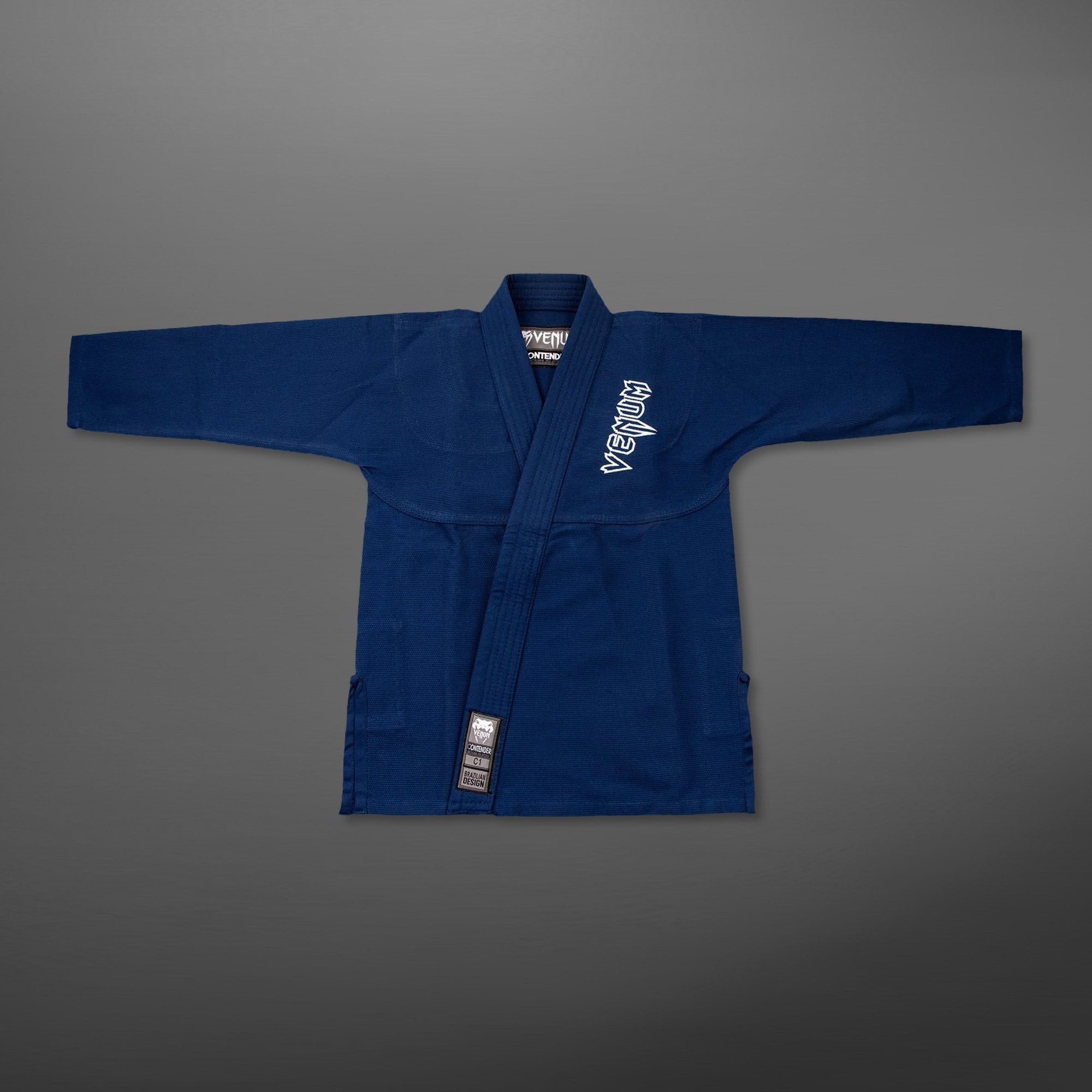 venum-contender-kids-bjj-gi-marineblau-inkl-wei-gurt image 3