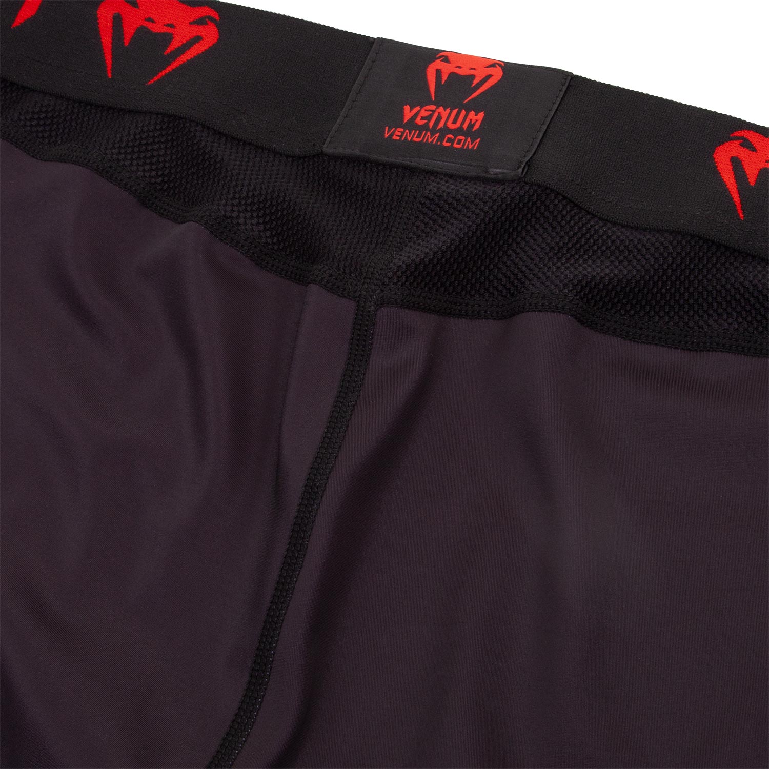 venum-logos-kompressionshose-schwarz-rot image 6