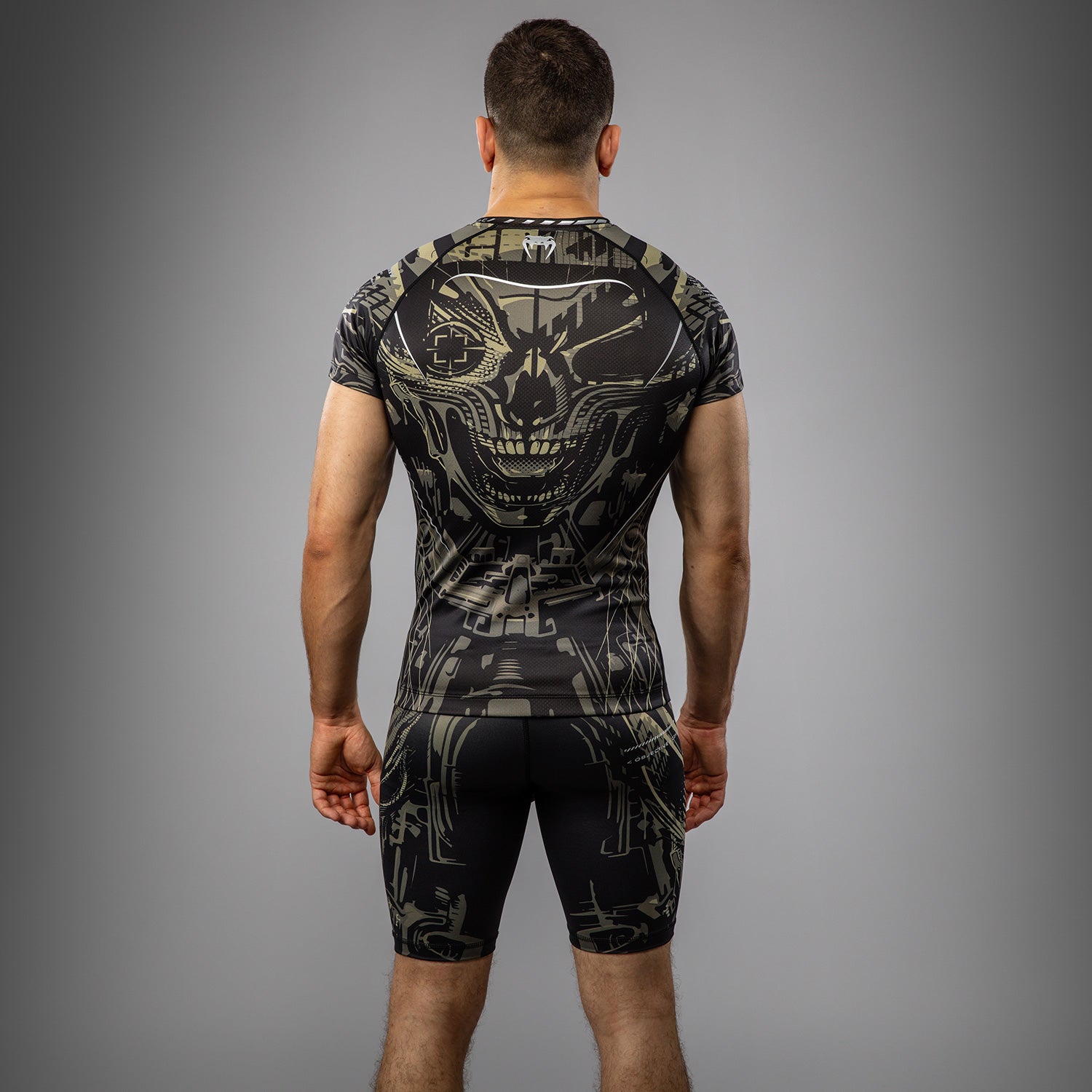 venum-invader-kurzarm-rashguard-schwarz-sand-f-r-herren image 3
