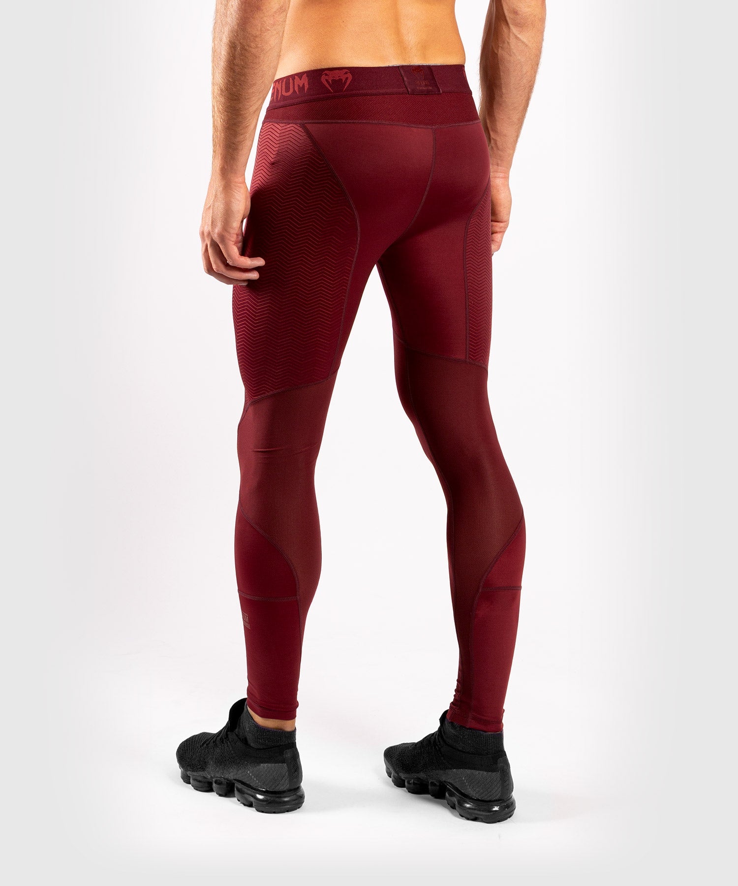 venum-g-fit-spats-kompressionshose-burgundrot image 3