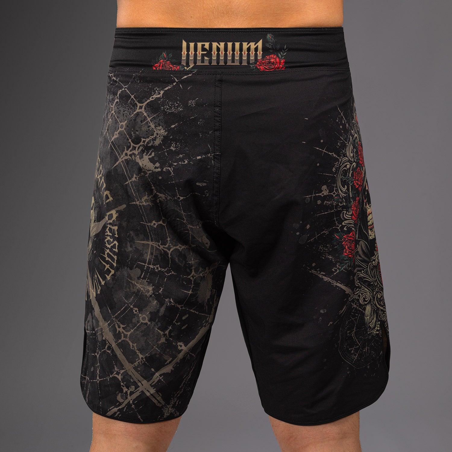 venum-santa-muerte-5-0-herren-fight-shorts-tief-schwarz-gold image 7