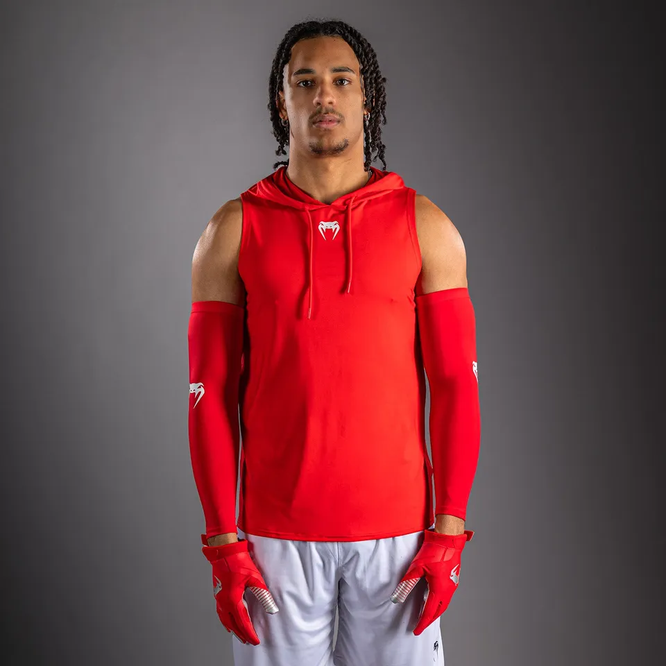 venum-elite-rmelloser-dry-tech-kapuzenpullover-rot image 1