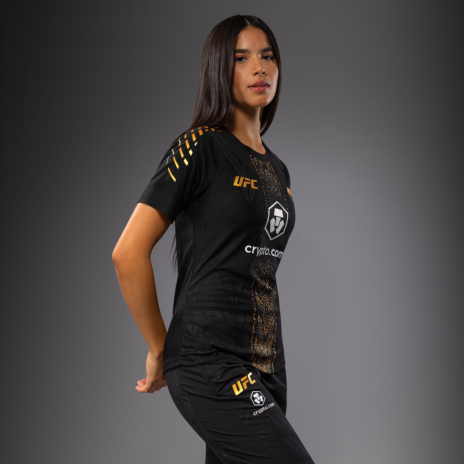ufc-zenith-by-venum-authentic-fight-night-walkout-trikot-damen-champion-schwarz- image 2