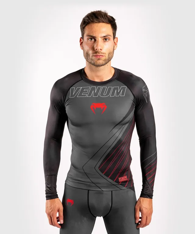 venum-contender-5-0-rashguard-langarm-schwarz-rot image 1