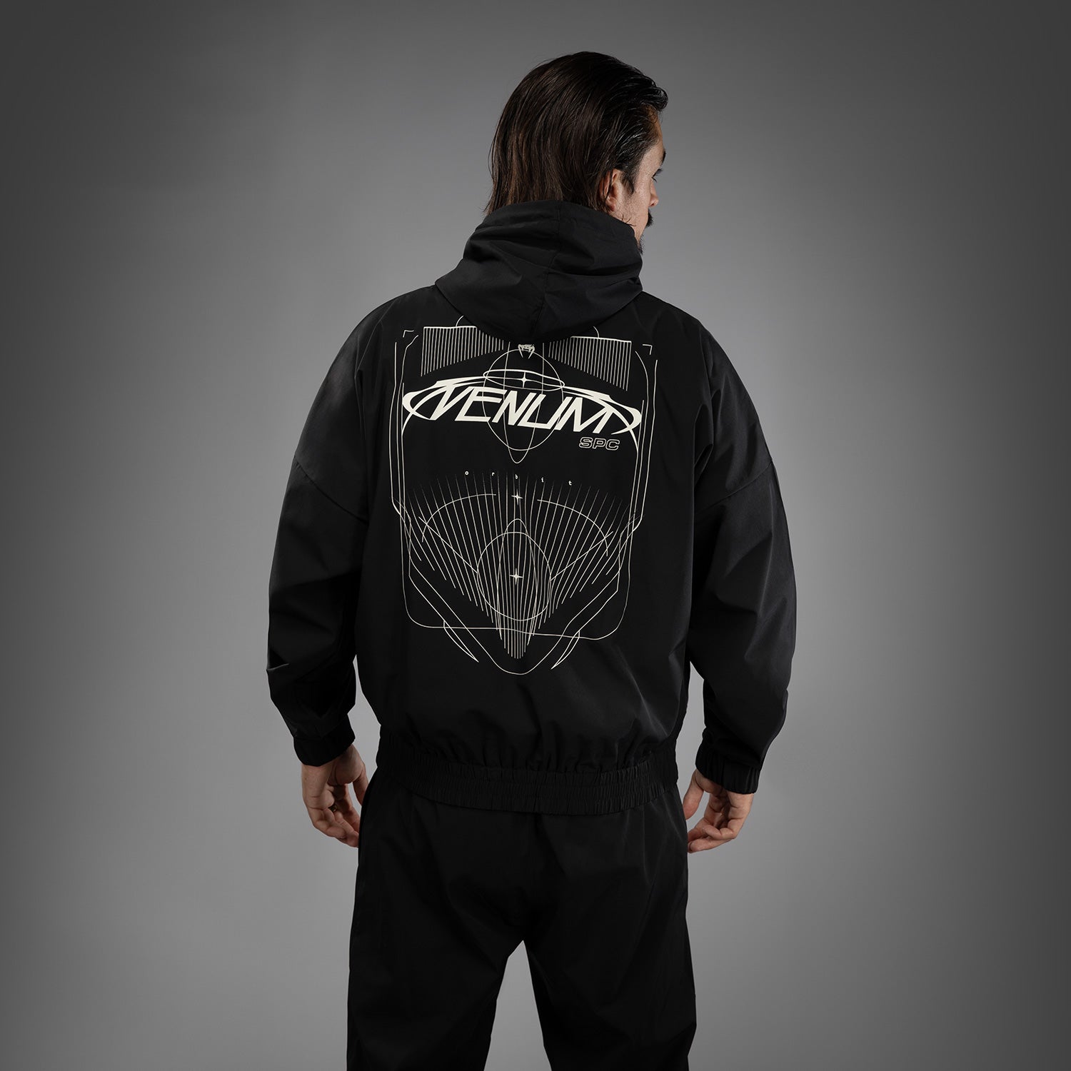 venum-eclipse-trainingsjacke-schwarz-elfenbein image 1