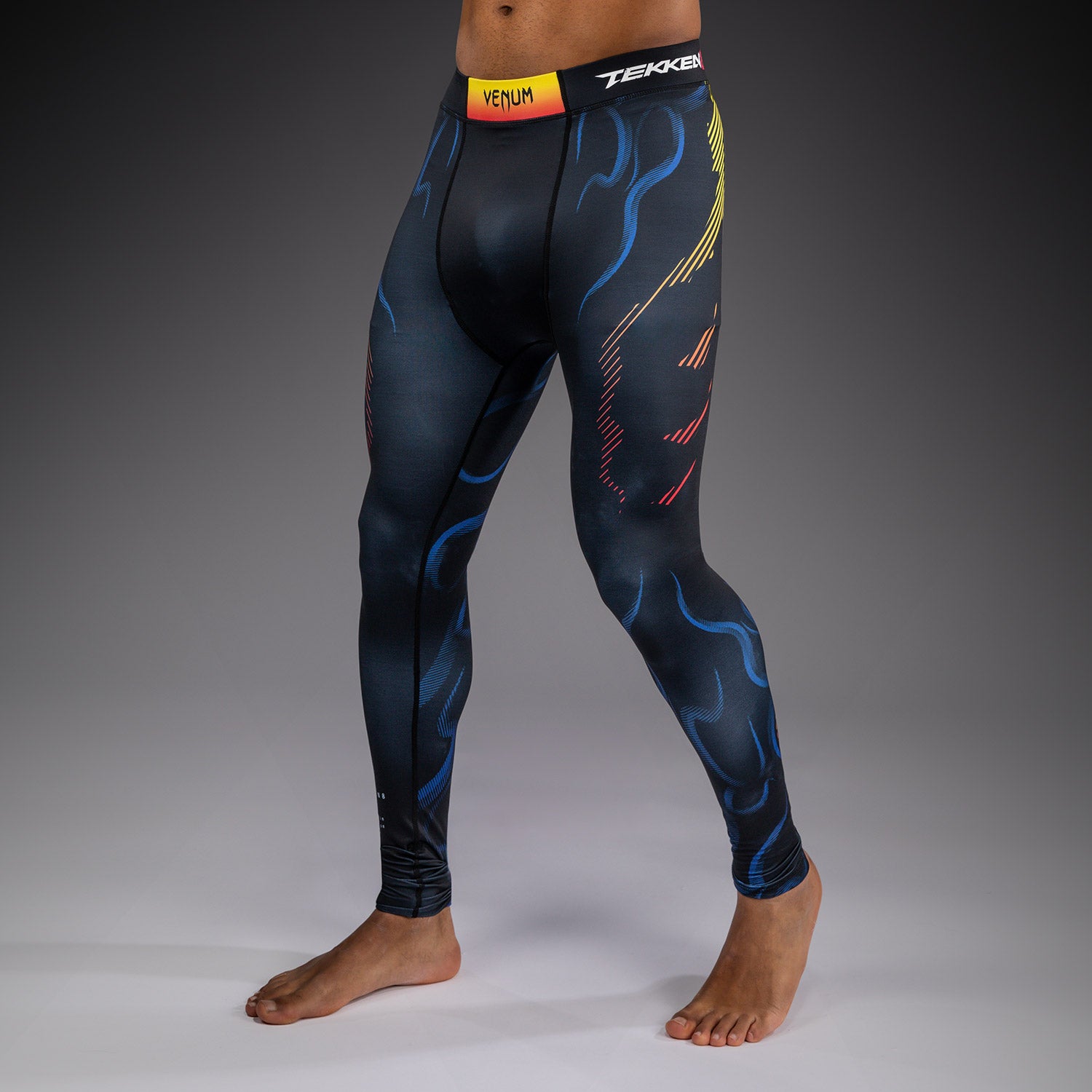 venum-x-tekken-8-spats-yoshimitsu-schwarz-orange image 2