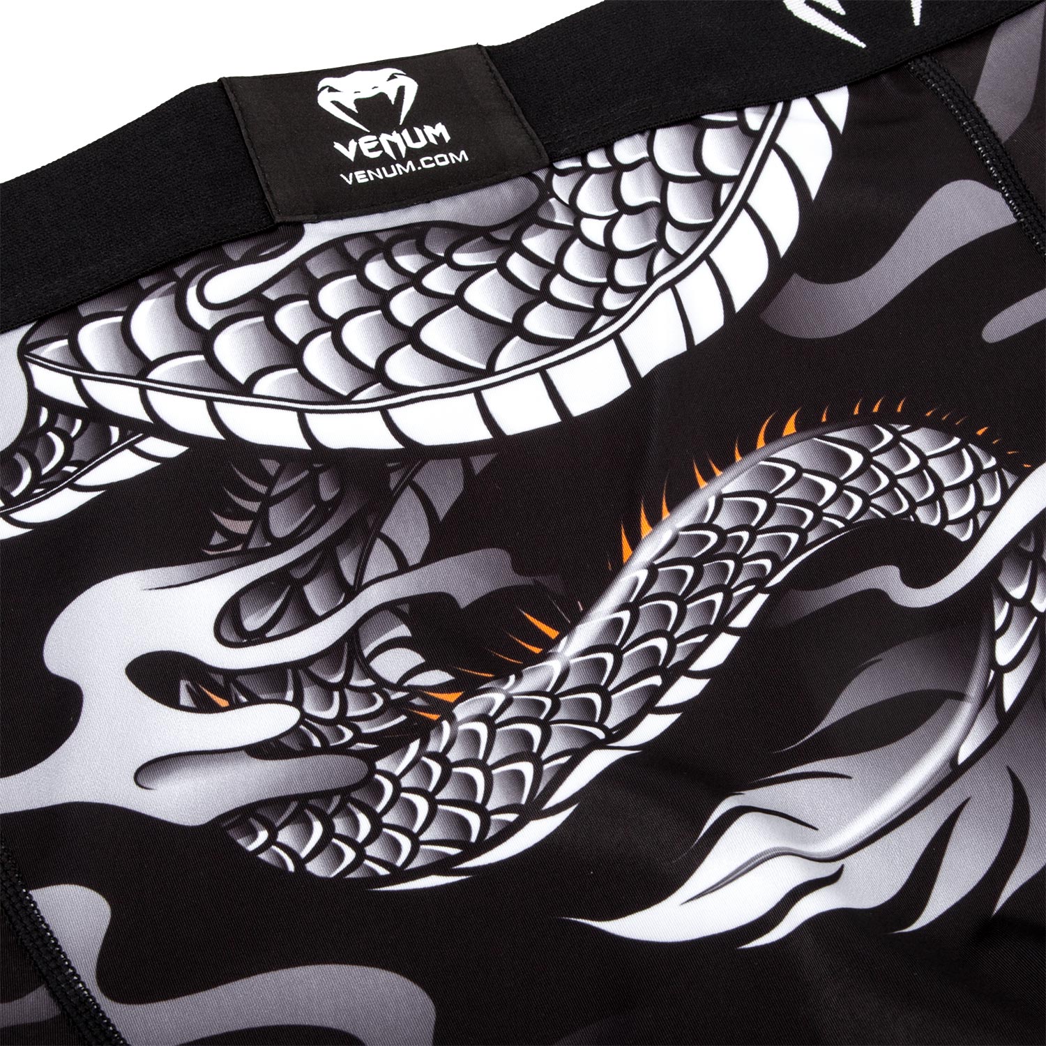 venum-dragon-s-flight-kompressionshose-schwarz-wei image 6