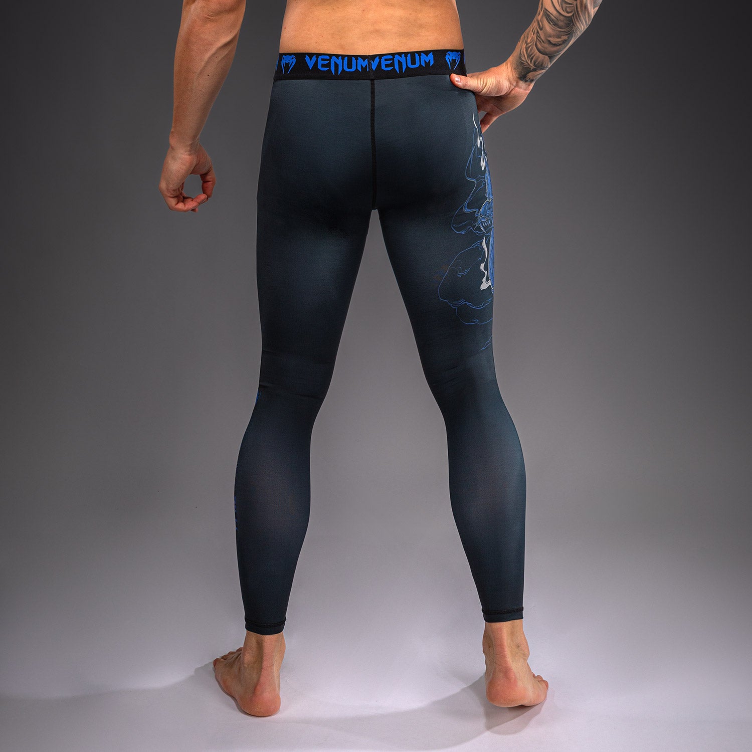 venum-thunder-dragon-spats-herren-kompressionstights-schwarz-k-nigsblau image 6