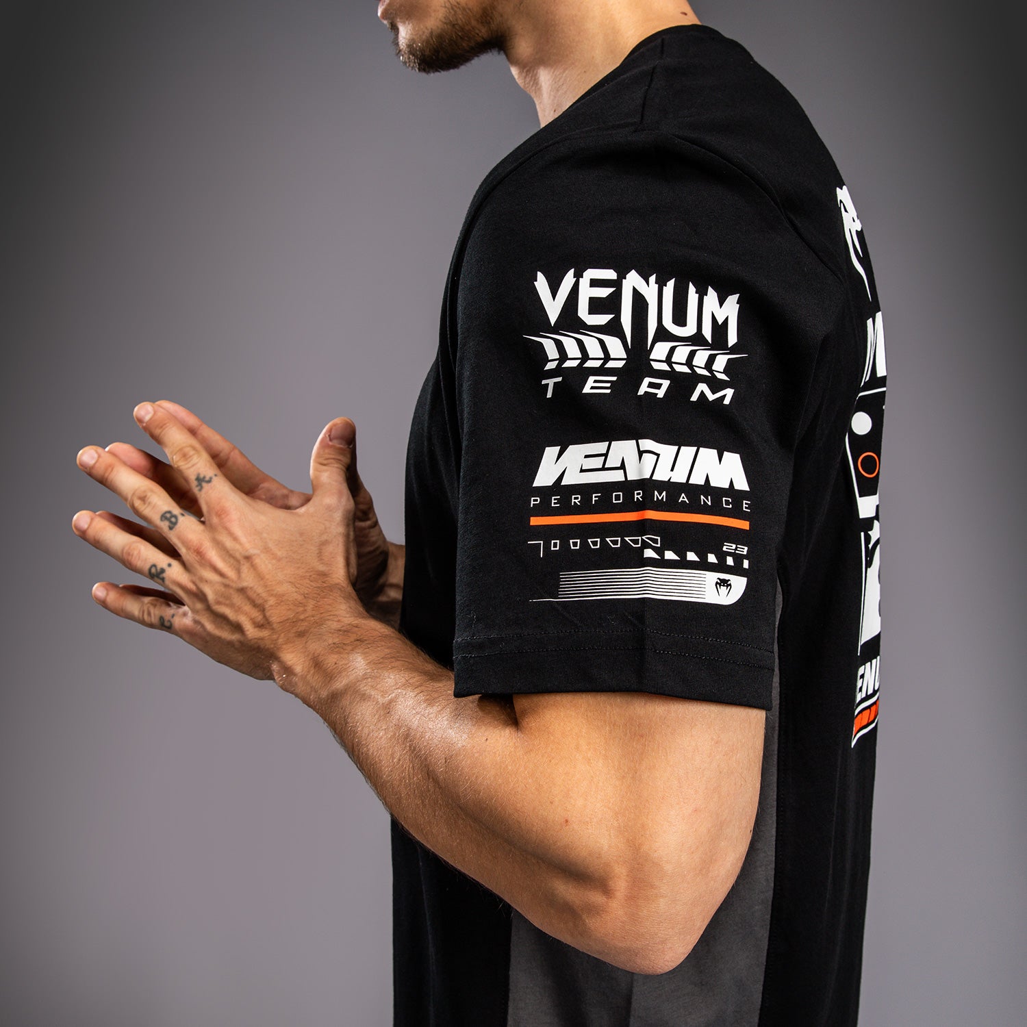 venum-motorsport-t-shirt-tiefschwarz image 5
